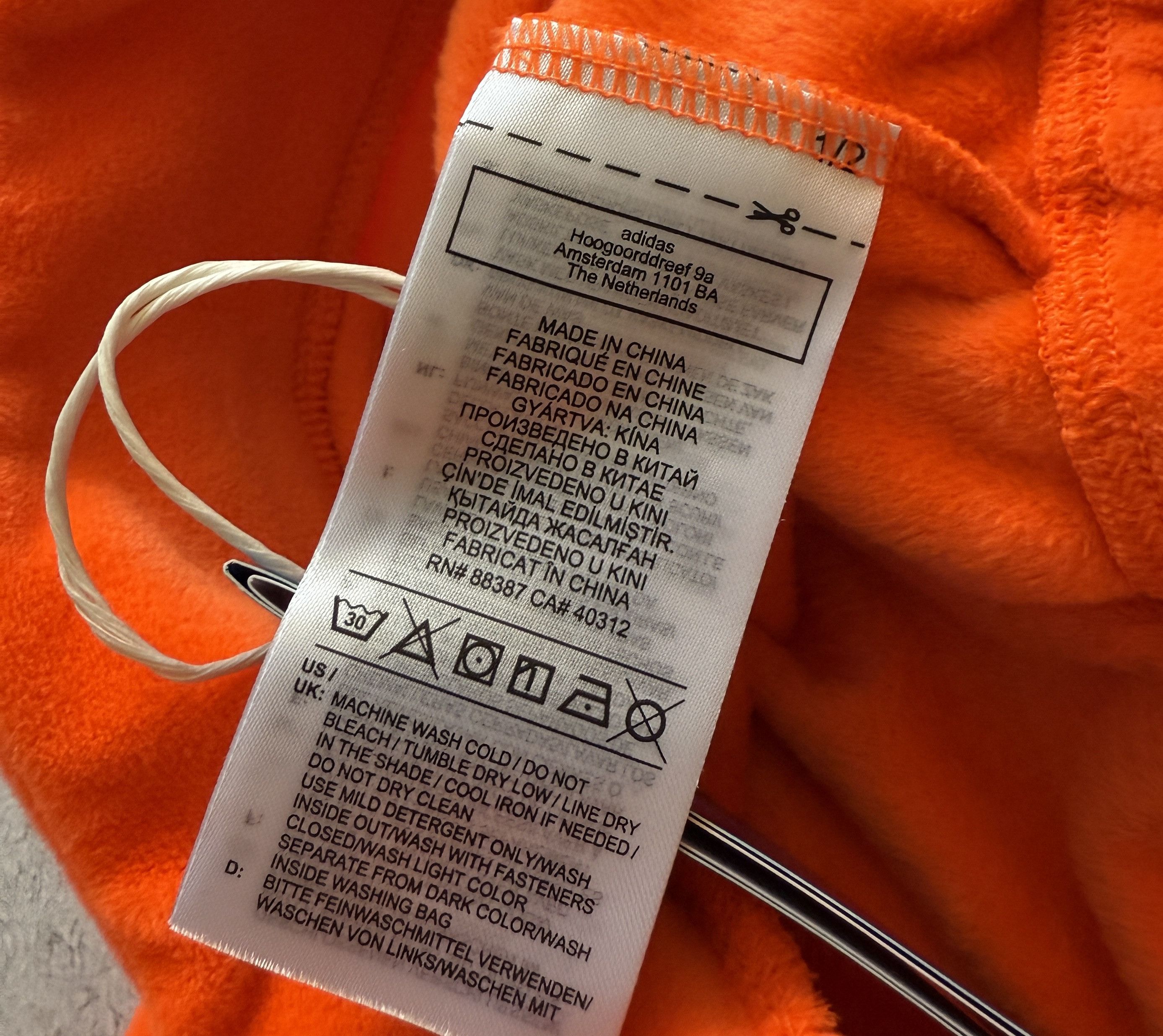 Adidas × Jeremy Scott adidas Originals x Jeremy Scott TRACK TOP orange H50966 Size L / US 10 / IT 46 - 8 Thumbnail