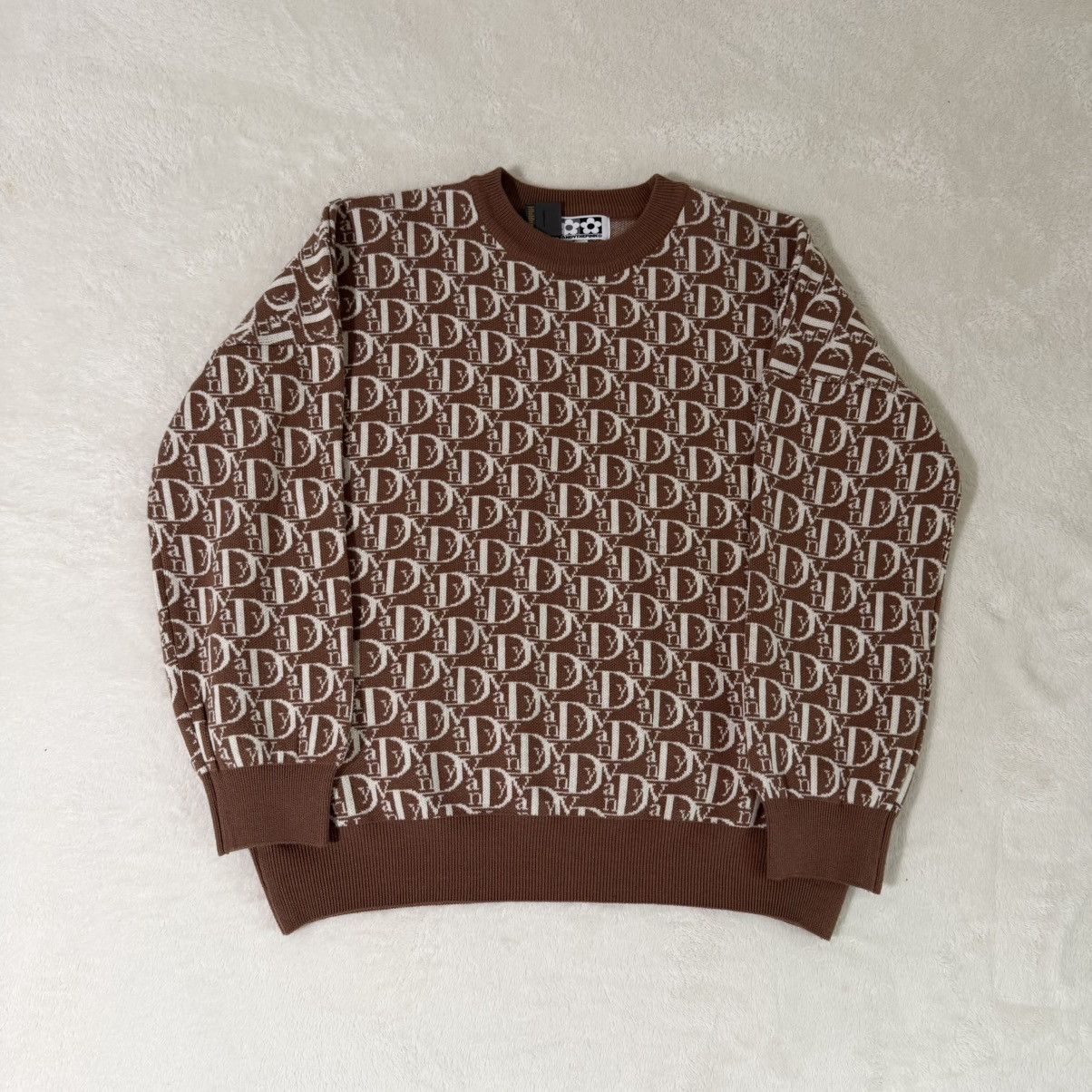 Vandy The Pink Vandy the Pink Vior Logo Allover Knit Sweater Size US S / EU 44-46 / 1 - 1 Thumbnail