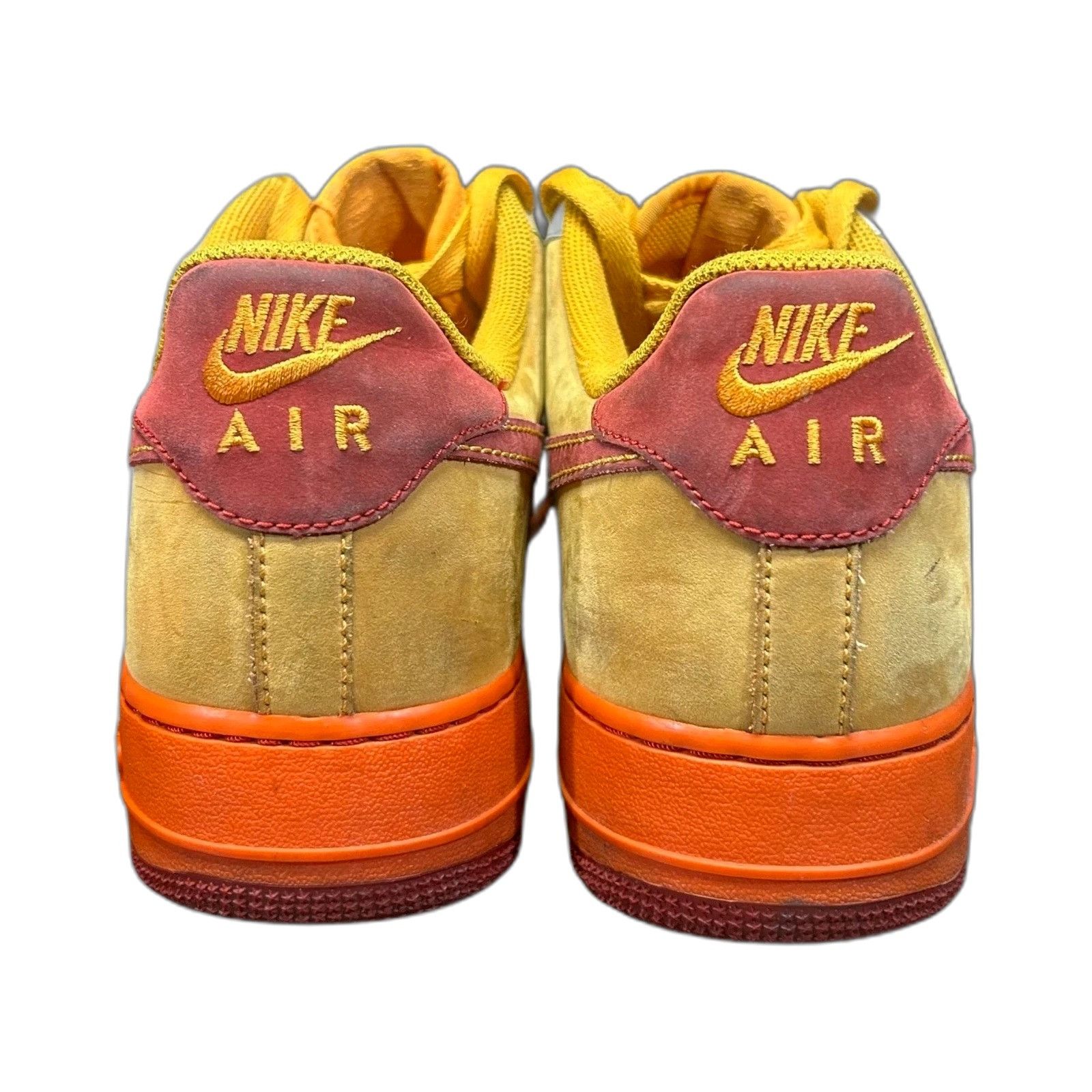 Nike NIKE Air Force 1 2007 315122-161 White Varsity Red Orange Me Size US 12 / EU 45 - 6 Thumbnail