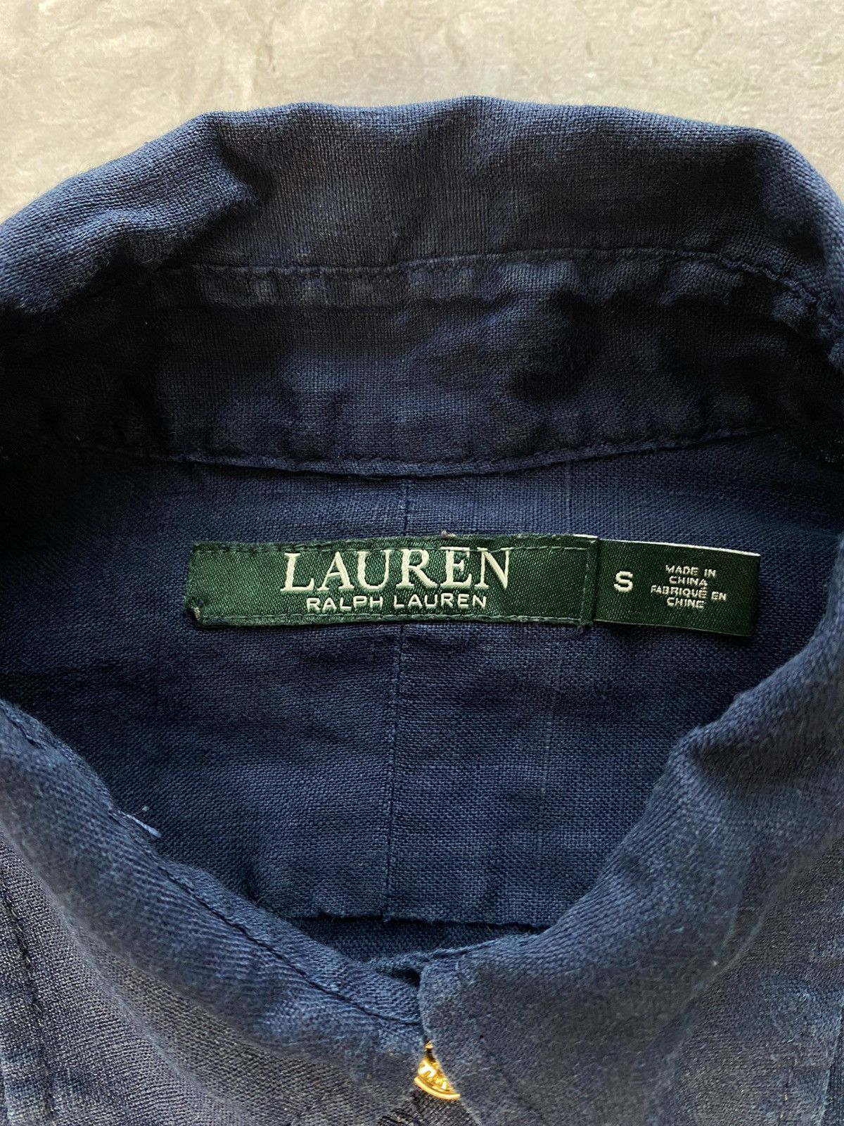 Lauren Ralph Lauren × Polo Ralph Lauren × Ralph Lauren Rare Lauren Ralph Lauren Green Label Blue Shirt Button Up Size S / US 4 / IT 40 - 6 Thumbnail