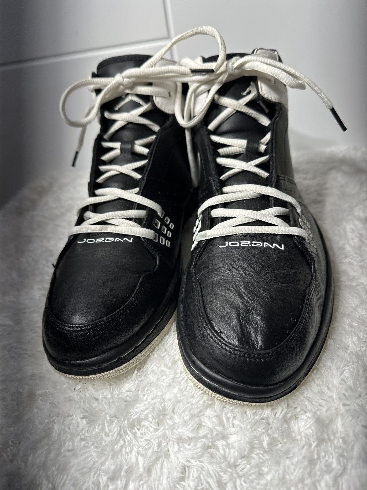 Jordan Brand Nike Air Jordan Flight 1 Basketball Black Shoes Size US 10.5 / EU 43-44 - 2 Thumbnail