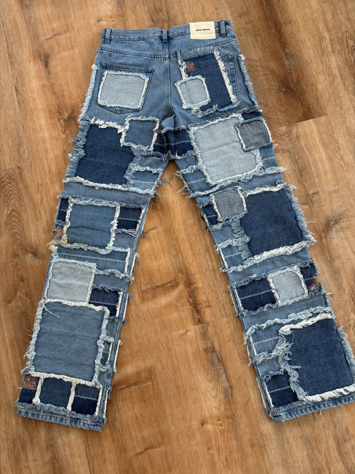 Heron Preston Heron Preston Stitched Patch Denim Jeans size 30 Size US 30 / EU 46 - 2 Thumbnail