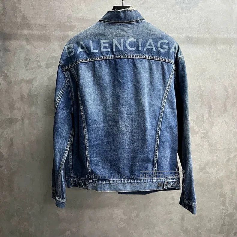 Balenciaga Balenciaga Blue Denim Jacket. Size US M / EU 48-50 / 2 - 2 Thumbnail