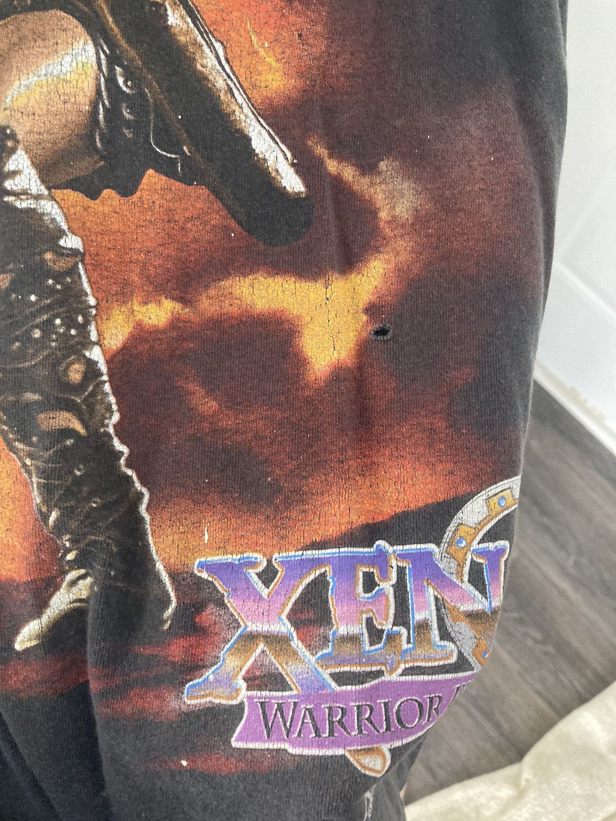 Vintage Vintage 1998 Black Xena Warrior Princess Tee Size US L / EU 52-54 / 3 - 4 Thumbnail