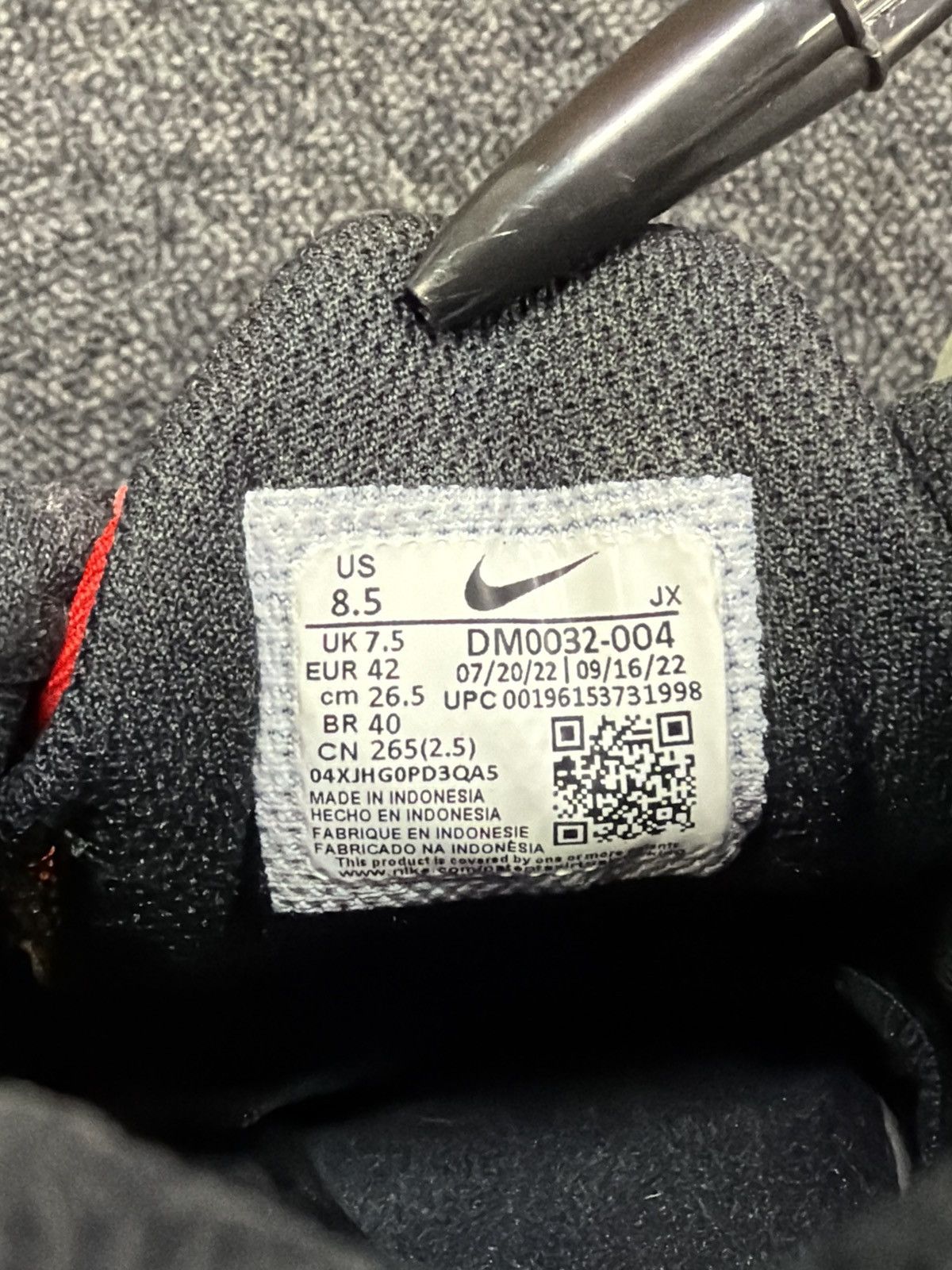 Nike Nike Air Max Plus TN Black University Red - US 8.5 / EU 42 Size US 8.5 / EU 41-42 - 8 Thumbnail