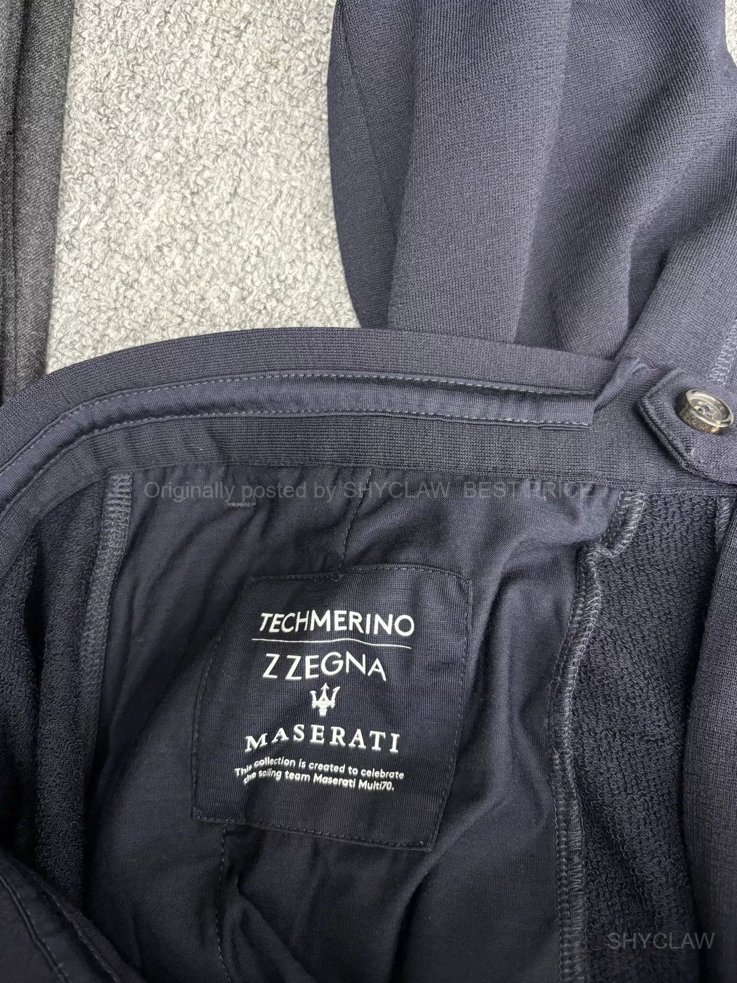 Z Zegna Z Zegna Maserati Collab 100% Wool Drawstring BFAJDEF441 Size US 30 / EU 46 - 4 Thumbnail