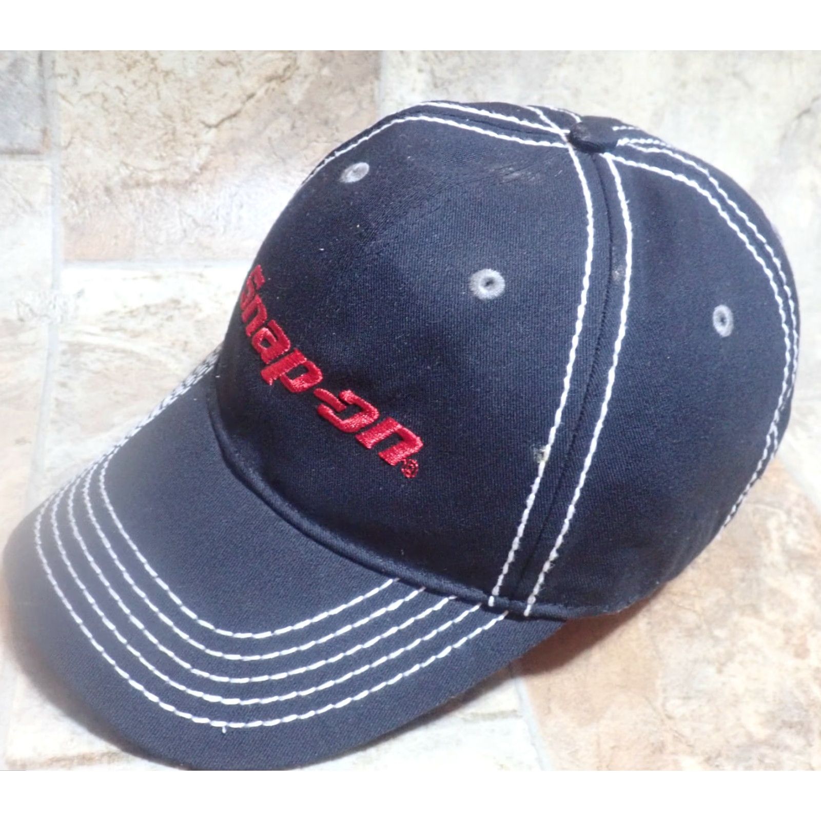 Vintage VINTAGE Snap-On Tools First Series Baseball Cap Hat Choko Motorsports - Embroidered Steel Logo - One Size - Black Twill Cap Mens Size ONE SIZE - 4 Thumbnail