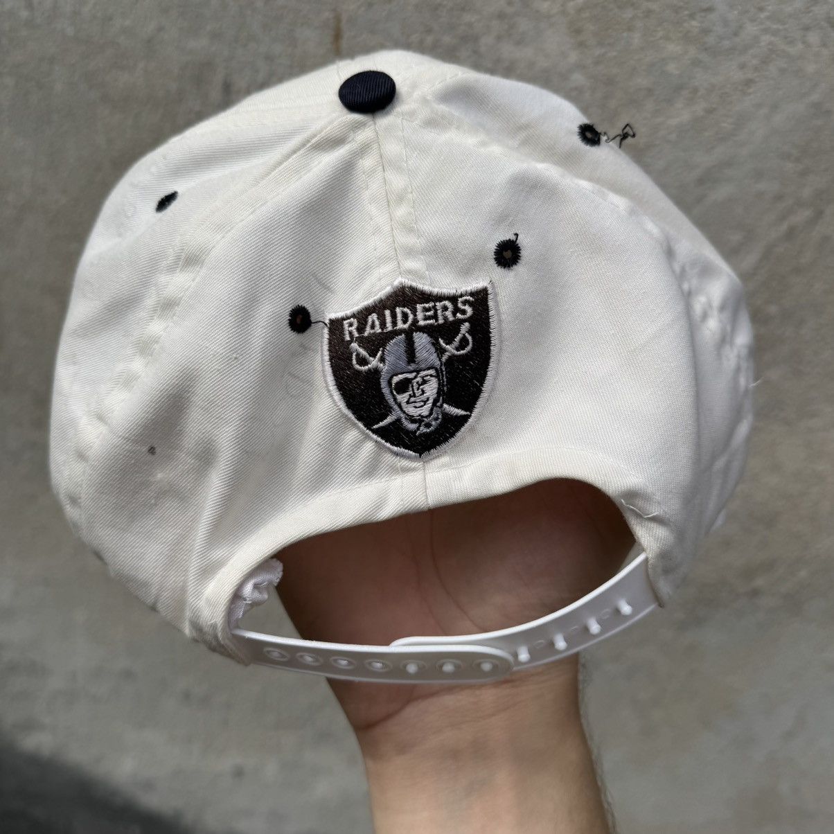 NFL Vintage Los Angeles Raiders Hat 90s NFL Cap Football USA Size ONE SIZE - 6 Thumbnail