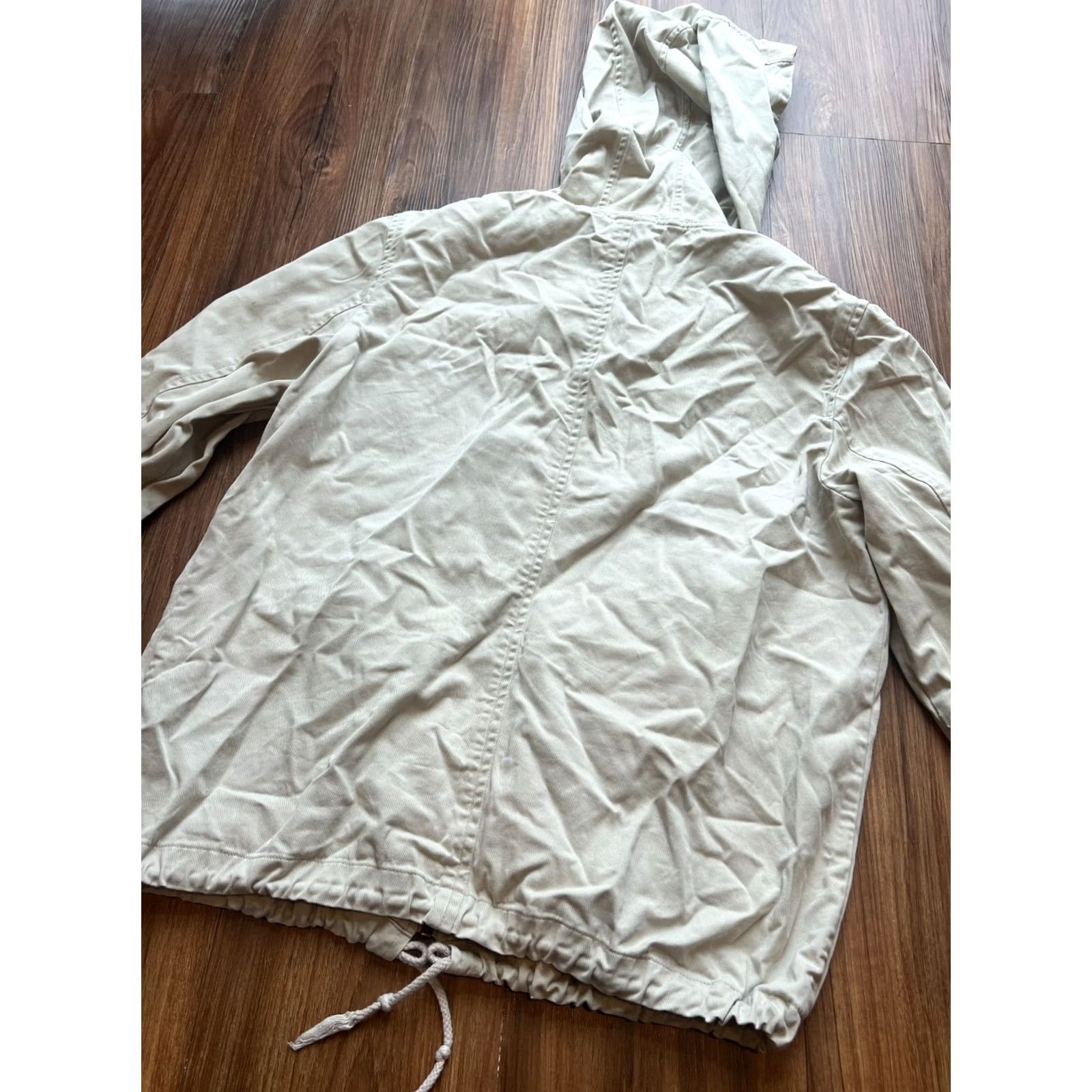 Gap GAP JACKET M BEIGE/TAN CHINO CARGO ZIP UP W/ HOOD Size M / US 6-8 / IT 42-44 - 4 Thumbnail