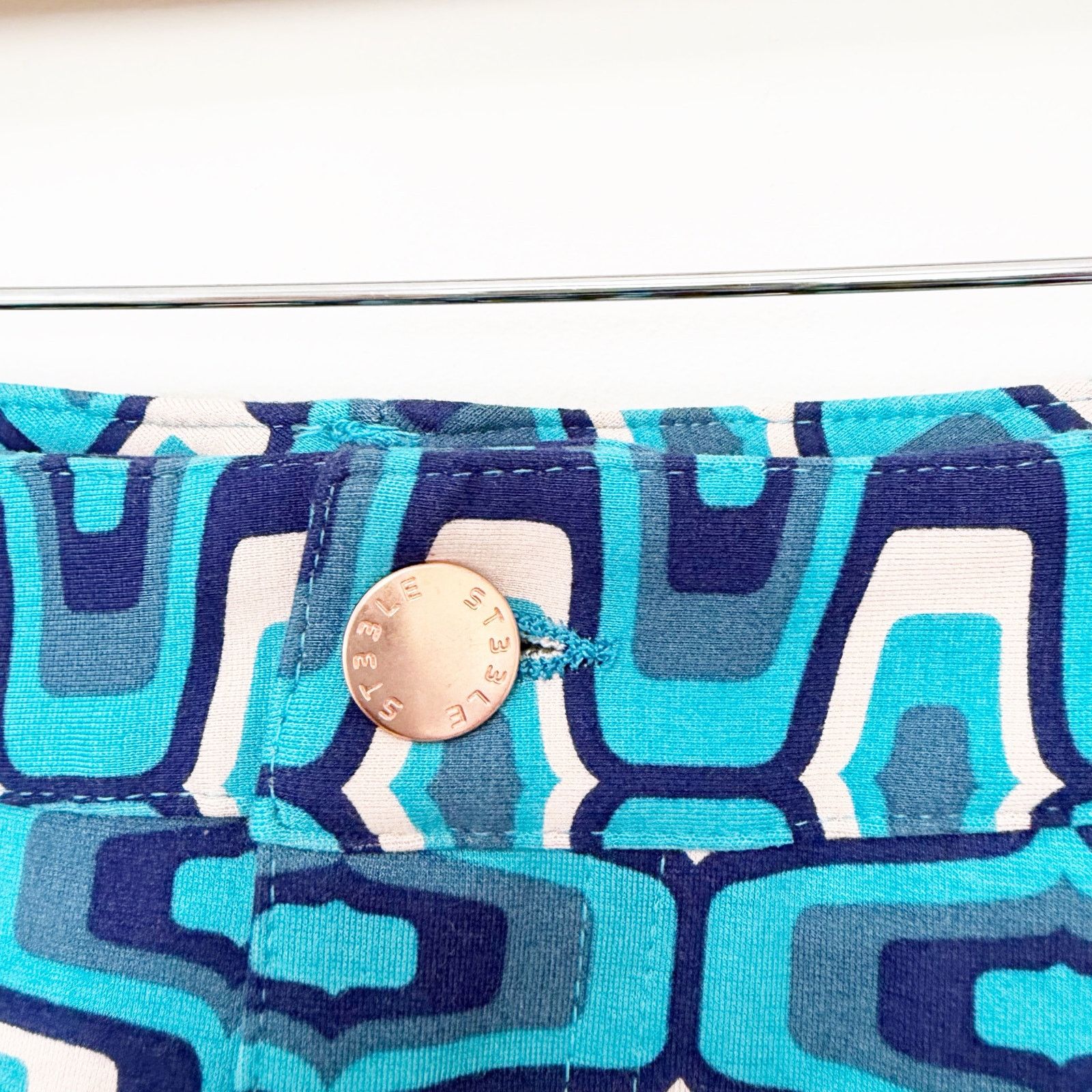 Other ST33LE Limited Edition Blue Printed Flat Front Shorts Sz 34 Size US 34 / EU 50 - 2 Thumbnail