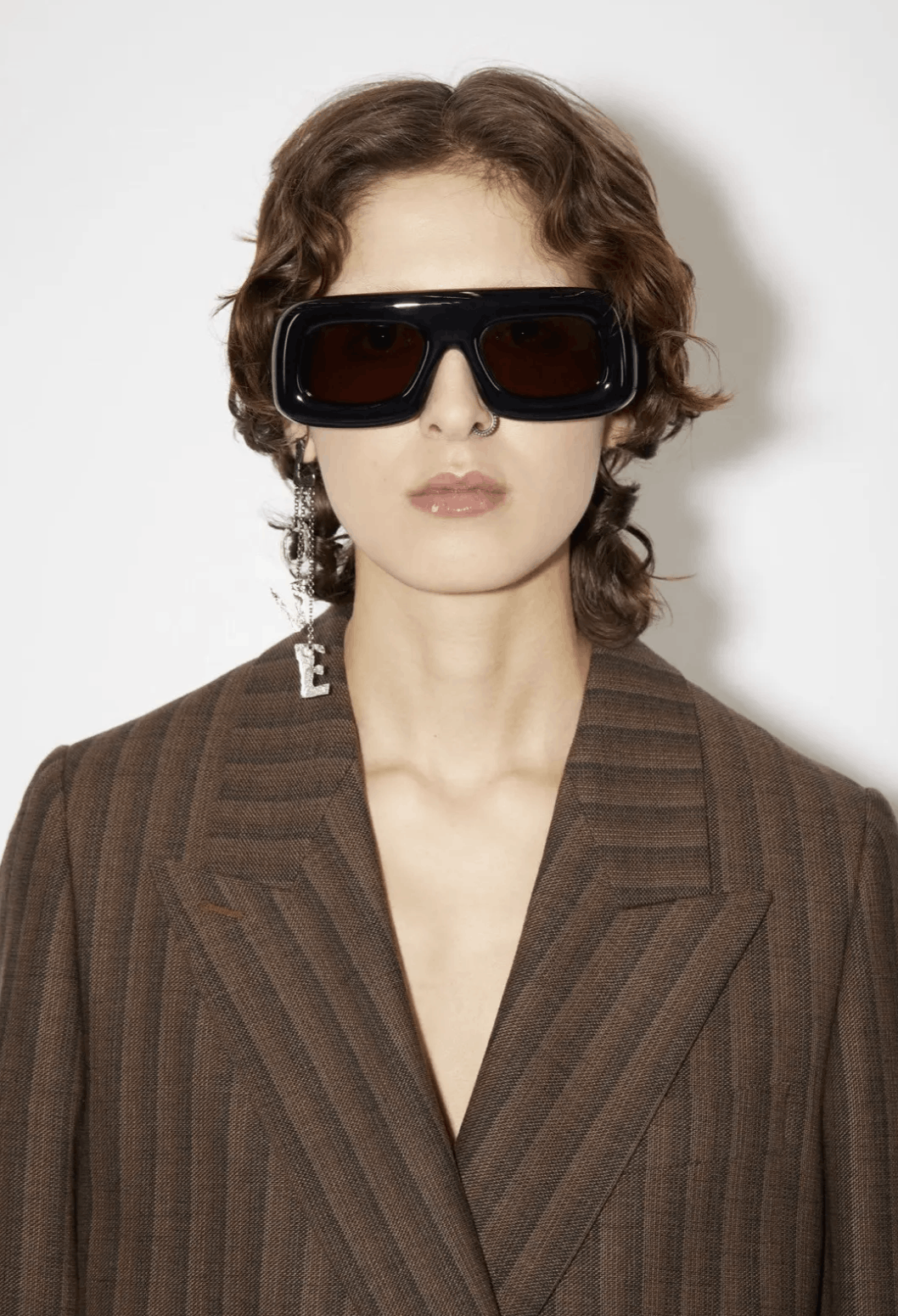 Acne Studios Acne Studios Oversized Fat Inflated Sunglasses Rectangle Size ONE SIZE - 9 Thumbnail