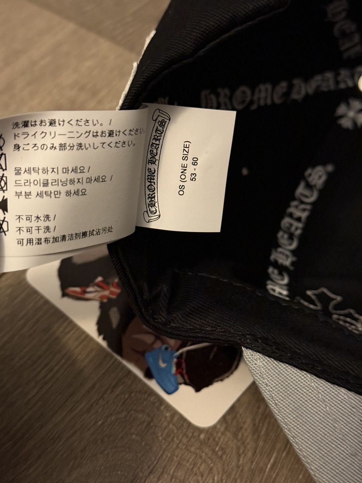 Chrome Hearts Chrome Hearts Cross Patch Hat Black Grey Size ONE SIZE - 8 Thumbnail