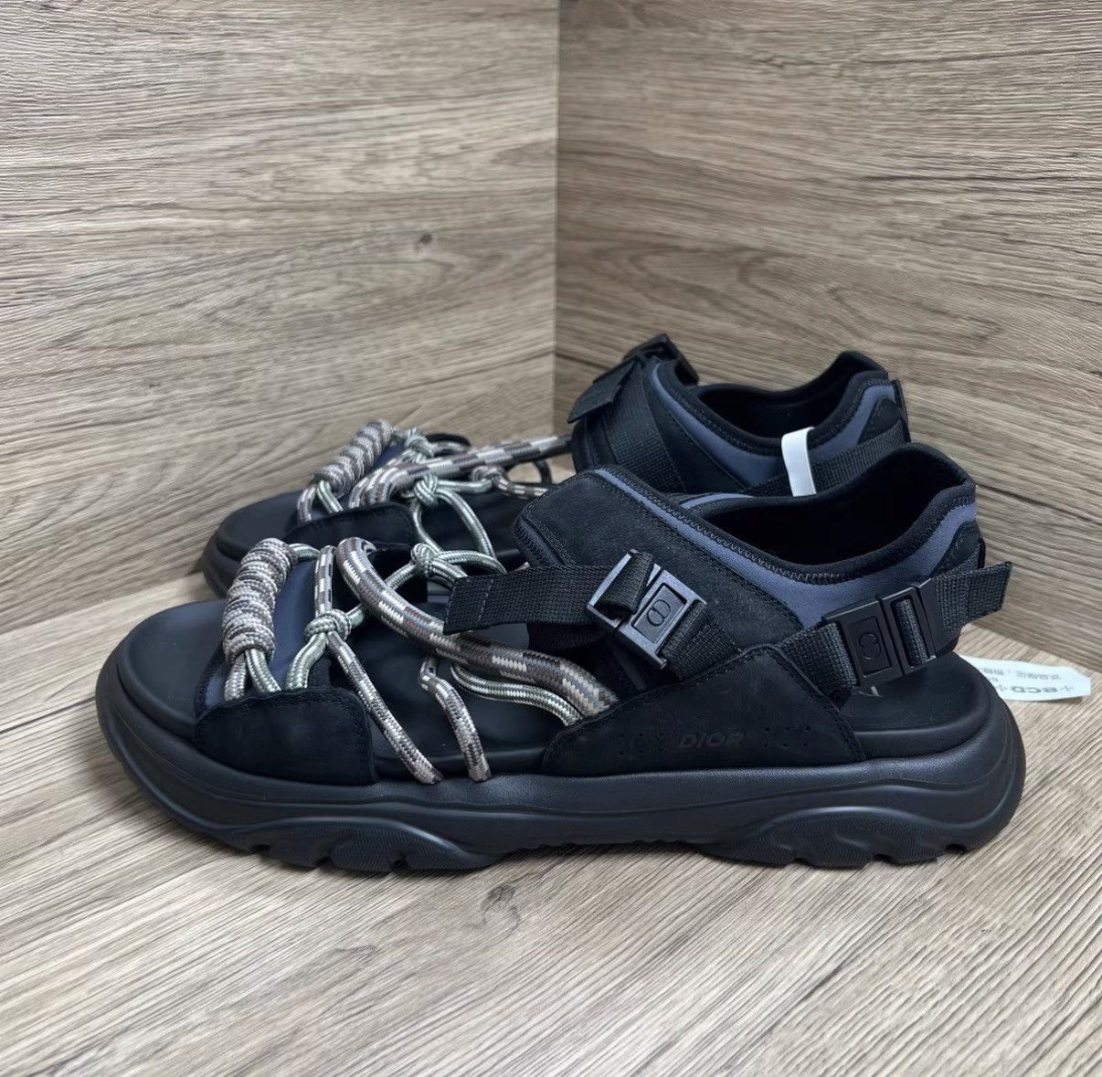Dior Dior H-Town Black Sandals J41 Size US 8.5 / EU 41-42 - 1 Thumbnail