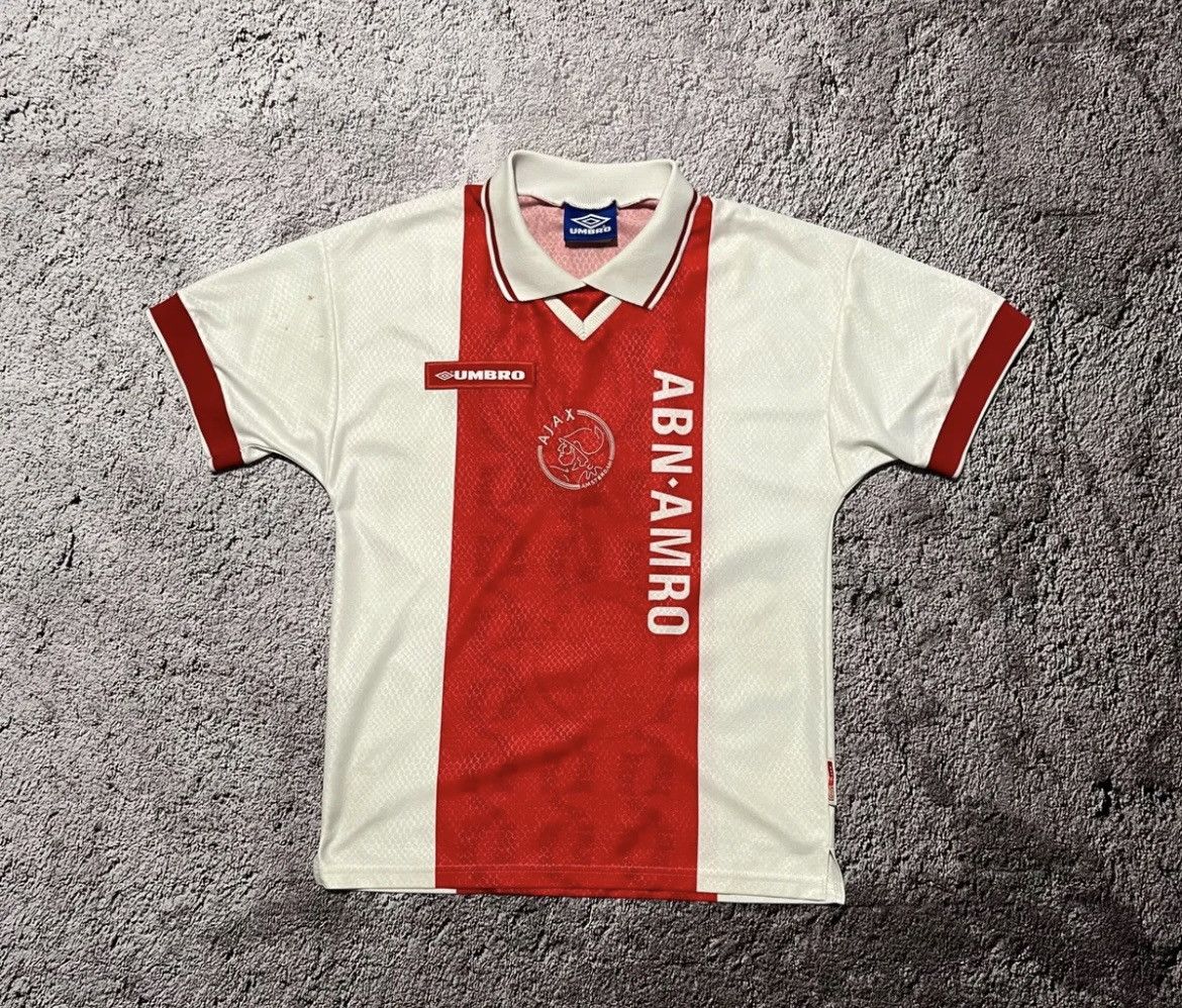 Umbro × Vintage AJAX AMSTERDAM home jersey shirt UMBRO 1998-1999 Player Size US S / EU 44-46 / 1 - 2 Thumbnail