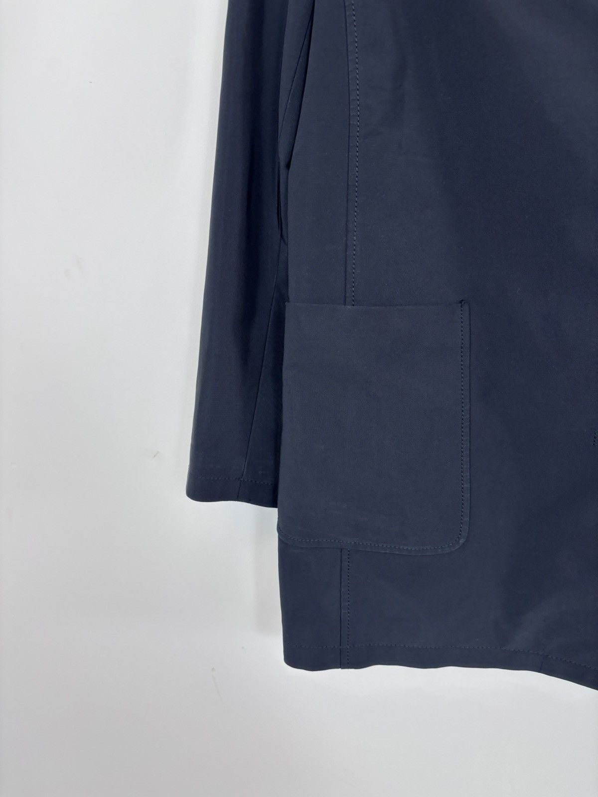 Prada Prada Men’s Navy Blue Stretch Trench Coat Chore Jacket Size US S / EU 44-46 / 1 - 5 Thumbnail
