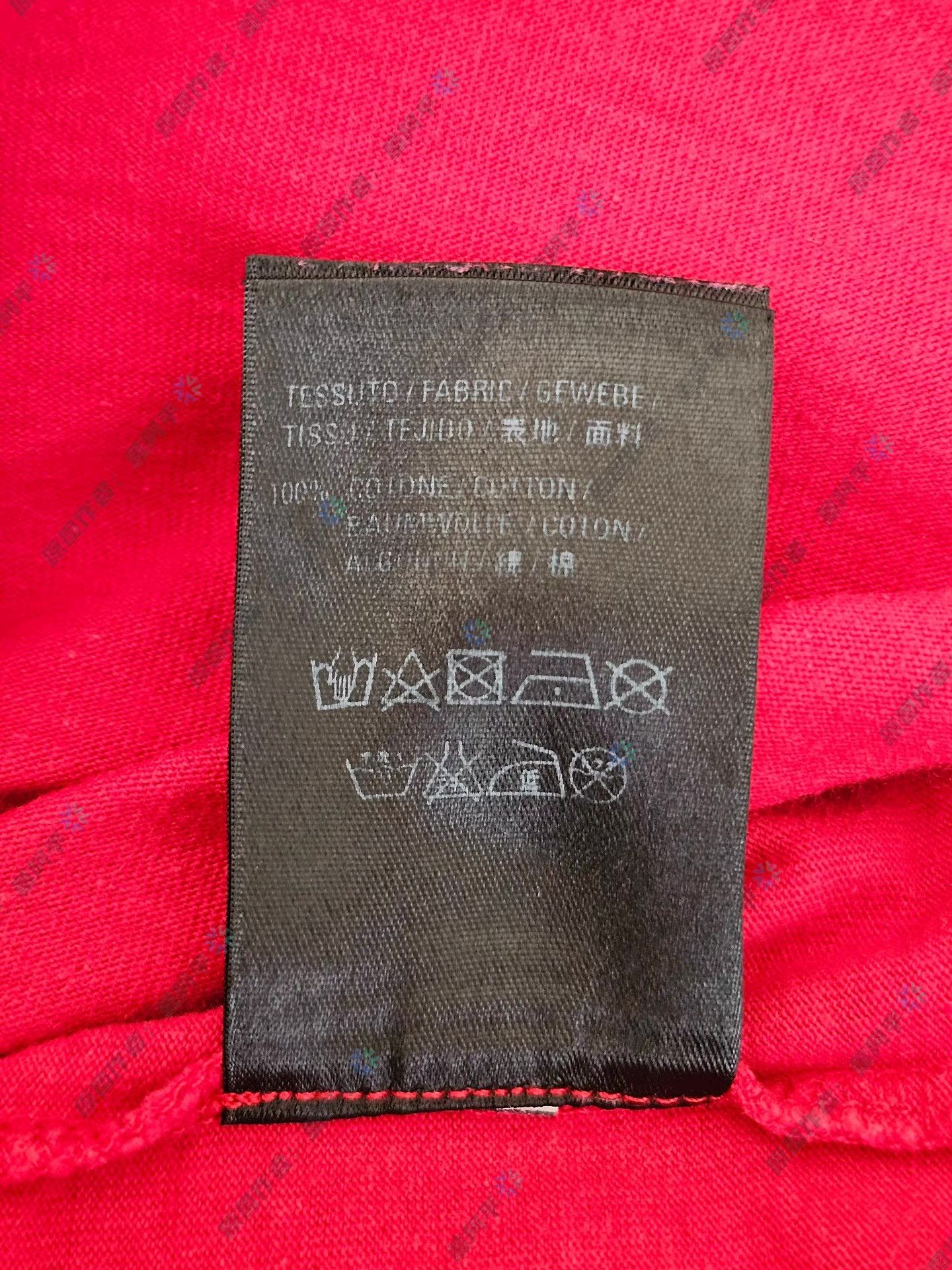 Balenciaga Balenciaga Red Wheat Ear Short Sleeve T-shirt Q4 Size US S / EU 44-46 / 1 - 7 Thumbnail