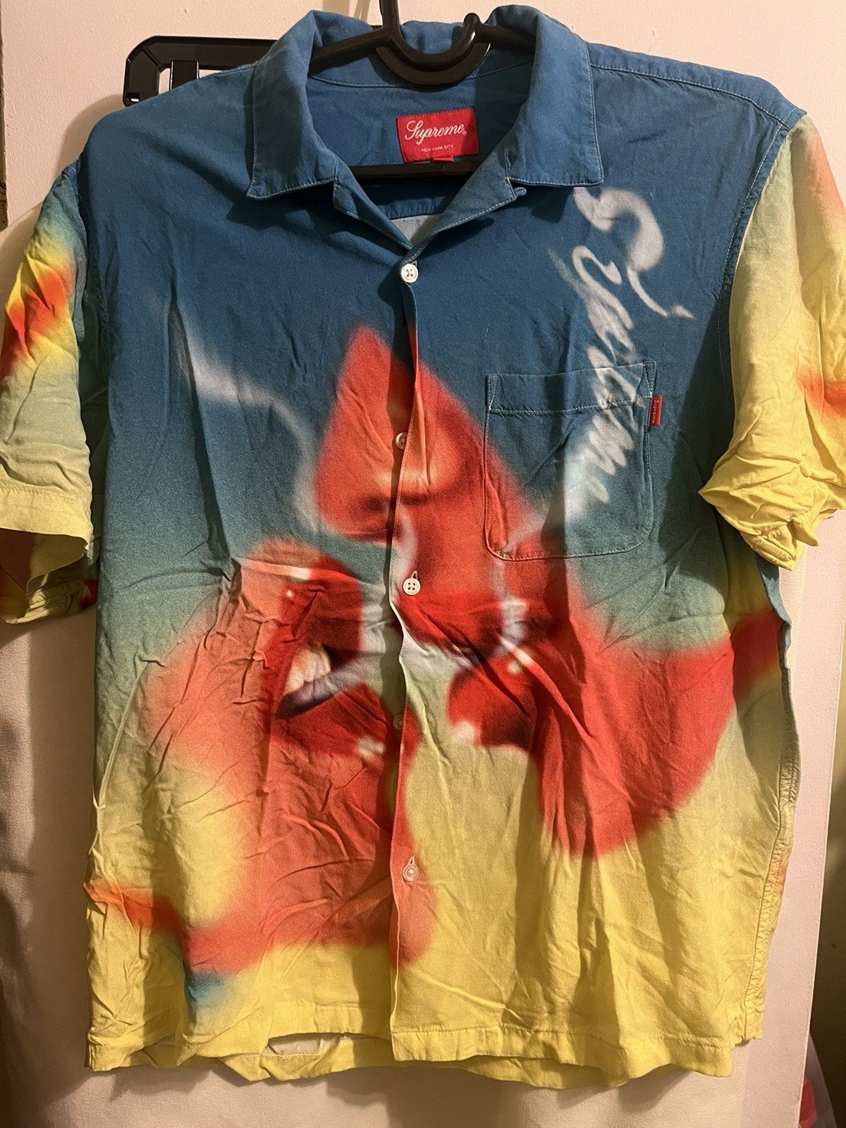 トップス supreme Blow Back Rayon S/S Shirt XL Cutout Sleeves L/S Top | Supreme 20fw