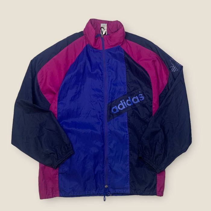 Adidas Adidas Multicoloured Retro Nylon Track Jacket | Grailed