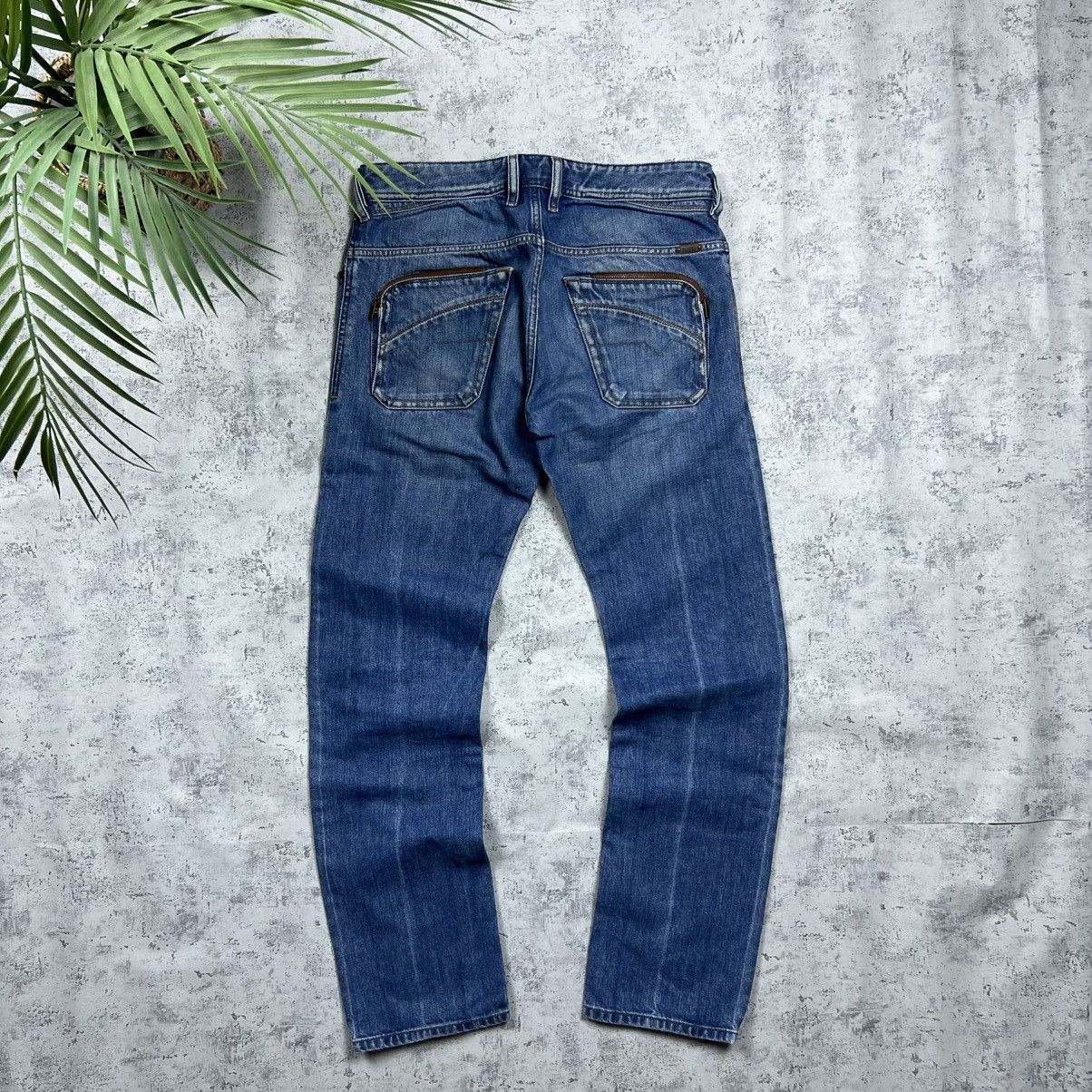 Diesel 00s Diesel Poiak Vintage Y2K Avant Garde Washed Jeans Size US 30 / EU 46 - 1 Thumbnail