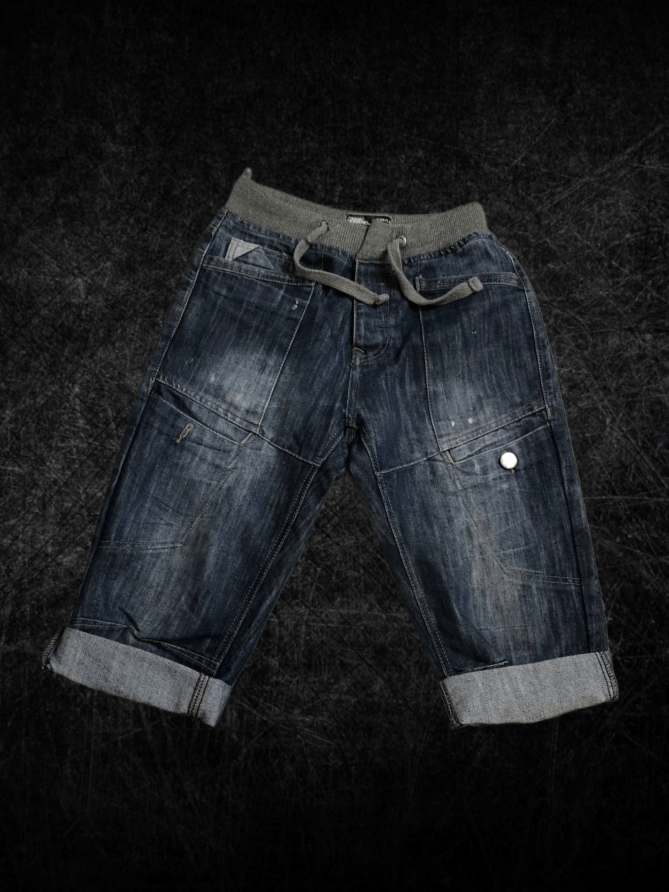 No Fear No Fear Mens Denim Ribbed Waist Shorts Size US 30 / EU 46 - 1 Thumbnail
