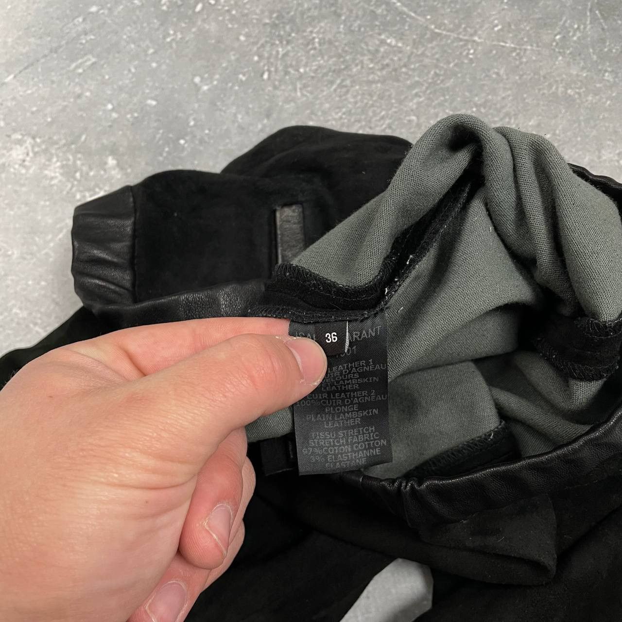 Designer × Isabel Marant Isabel Marant Velvet Lambskin Leather Leggings Women’s Size 26" / US 2 / IT 38 - 4 Thumbnail