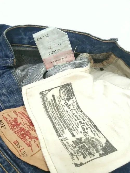 Levi's Vintage Levi's 501 Distressed Jeans 36x32 Size US 36 / EU 52 - 5 Thumbnail