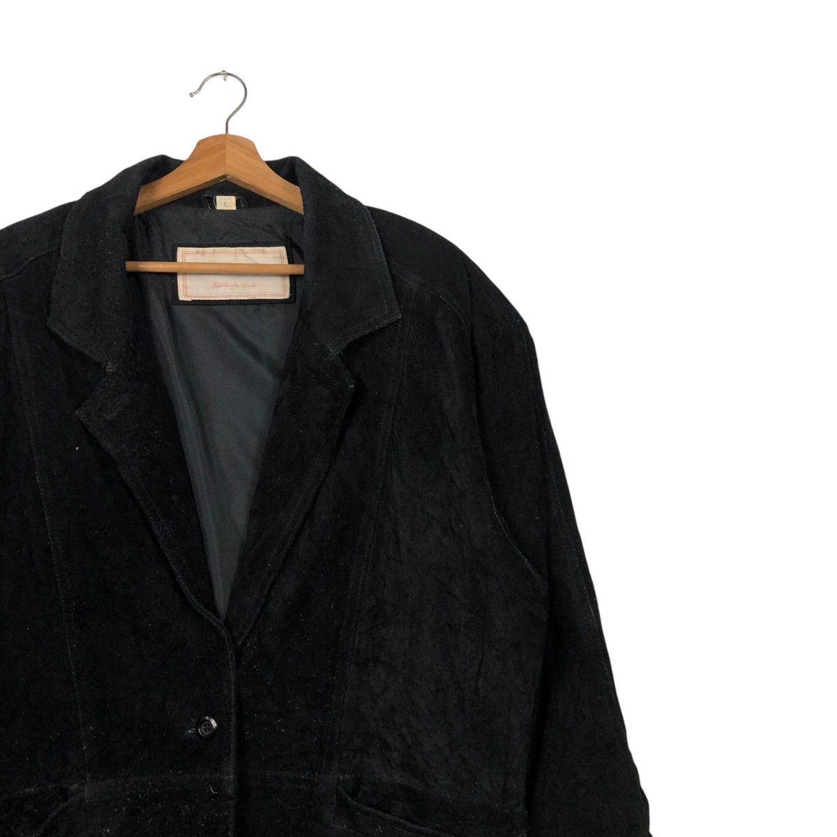 Japanese Brand 🔥VINTAGE LEATHER JACKET DOUBLE BREAST LEATHER & HIDE Size US L / EU 52-54 / 3 - 4 Thumbnail