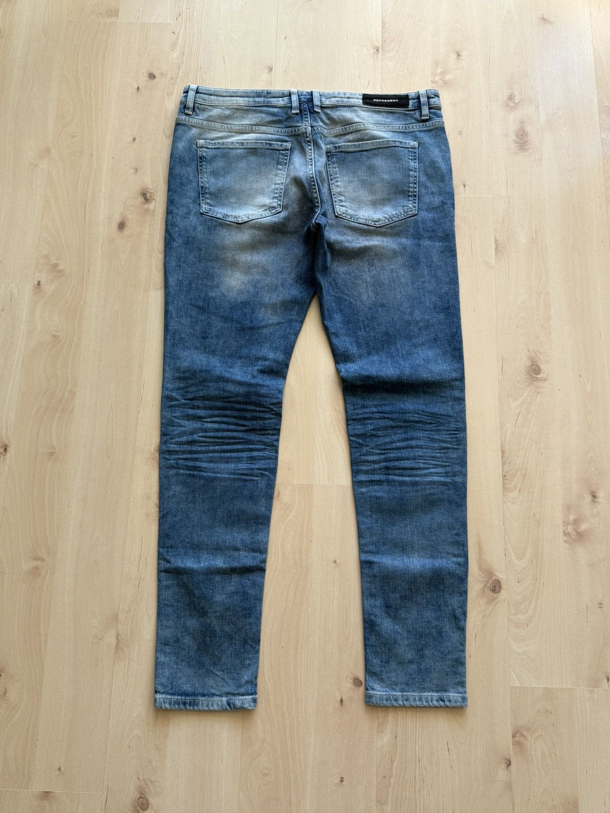 Represent Clo. Represent essential biker jeans new blue denim Size US 34 / EU 50 - 2 Thumbnail