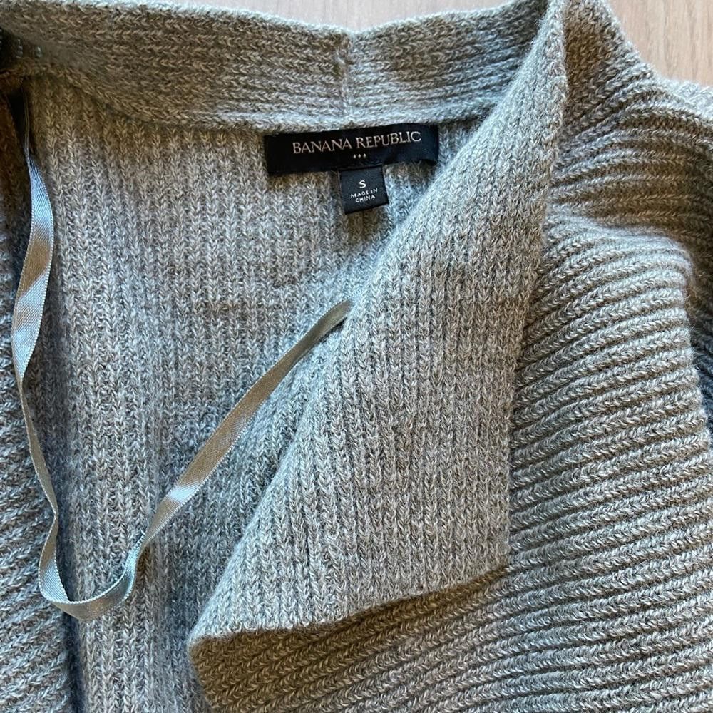 Designer Cozy Oversized Knitted Cardigan - Perfect for Layering Size S / US 4 / IT 40 - 2 Thumbnail