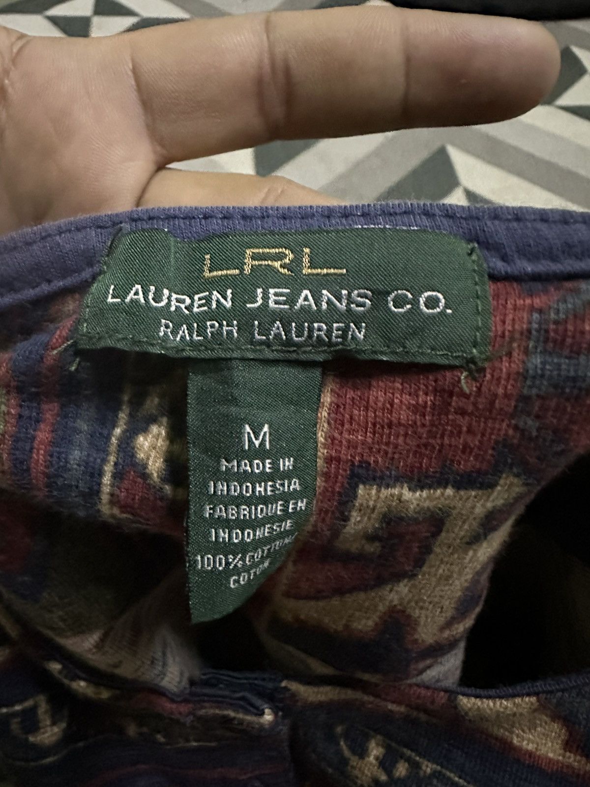 Ralph Lauren vintage Ralph Lauren Aztec/Native-inspired pattern henley Size M / US 6-8 / IT 42-44 - 7 Thumbnail