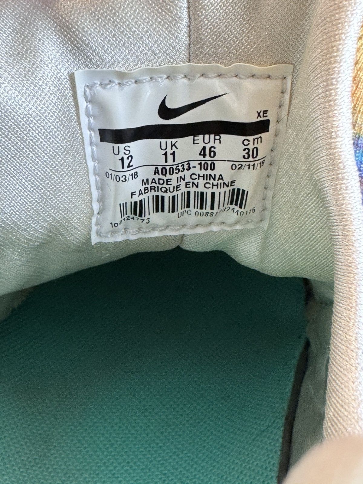 Nike NIKE AIR HUARACHE RUN PRINT Size US 12 / EU 45 - 7 Thumbnail