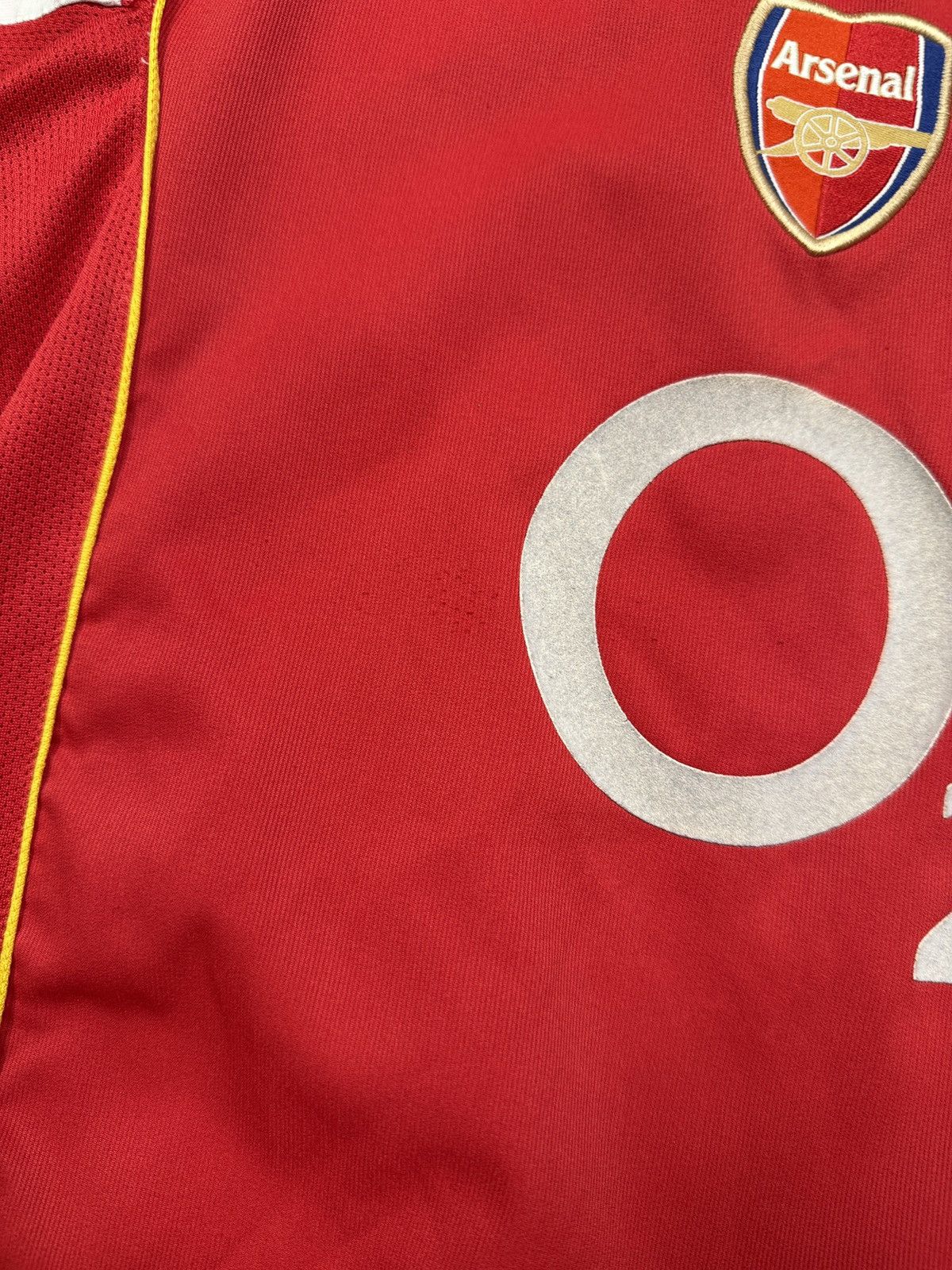 Nike 00s NIKE ARSENAL LONG SLEEVE O2 SOCCER JERSEY Size US S / EU 44-46 / 1 - 6 Thumbnail