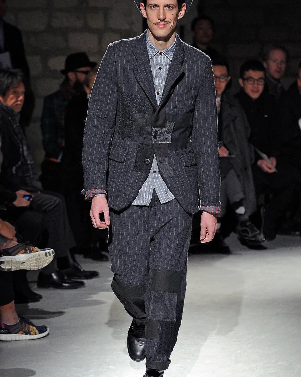 Comme des Garcons × Junya Watanabe RUNWAY F/W2013: Hybrid Patchwork Jacket Size 44S - 1 Thumbnail