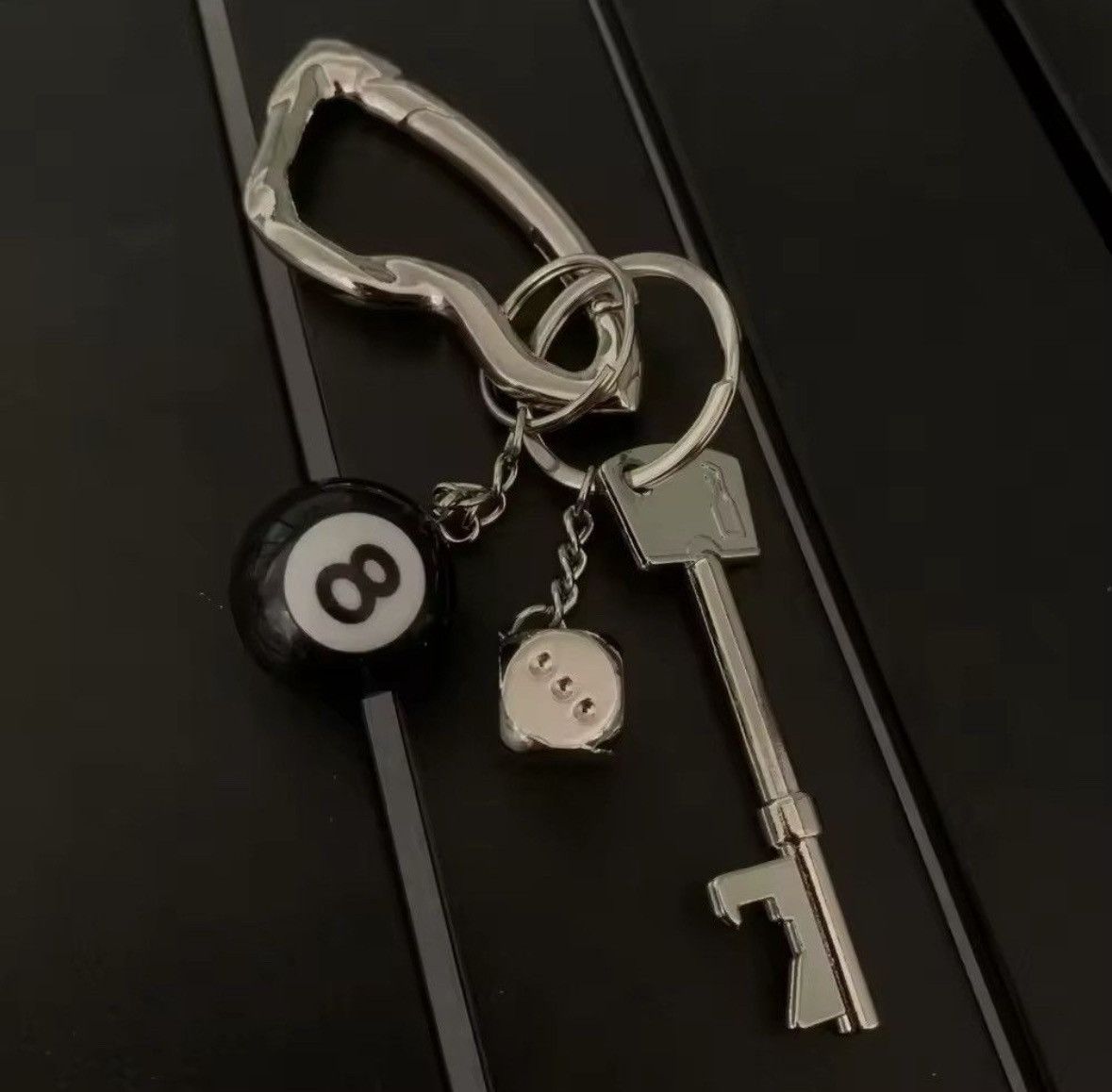 Other Street Hip Hop 8 Dice Keychain Size ONE SIZE - 3 Thumbnail