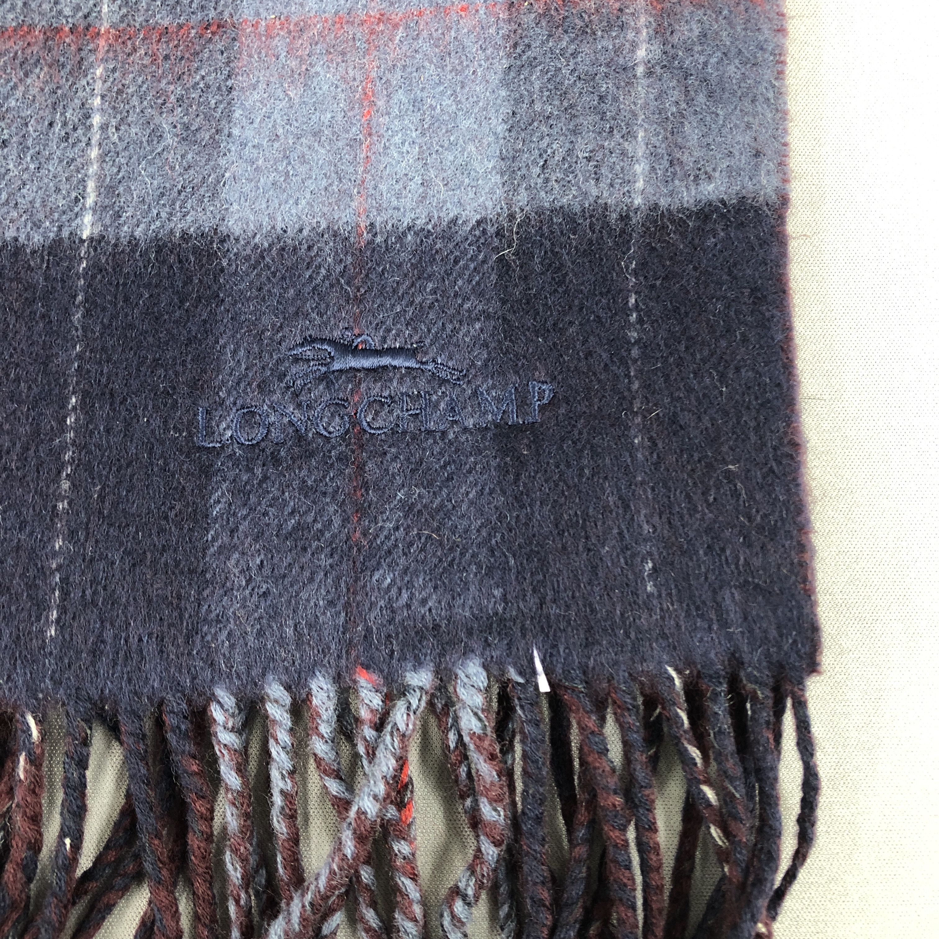 Longchamp Vintage Longchamp Scarf / Muffler / Neckwear Size ONE SIZE - 4 Thumbnail