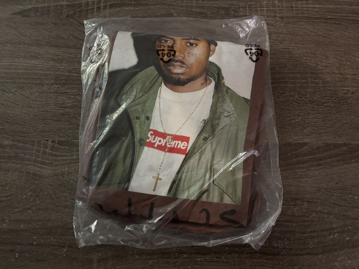 Supreme Nas Tee Brown FW17