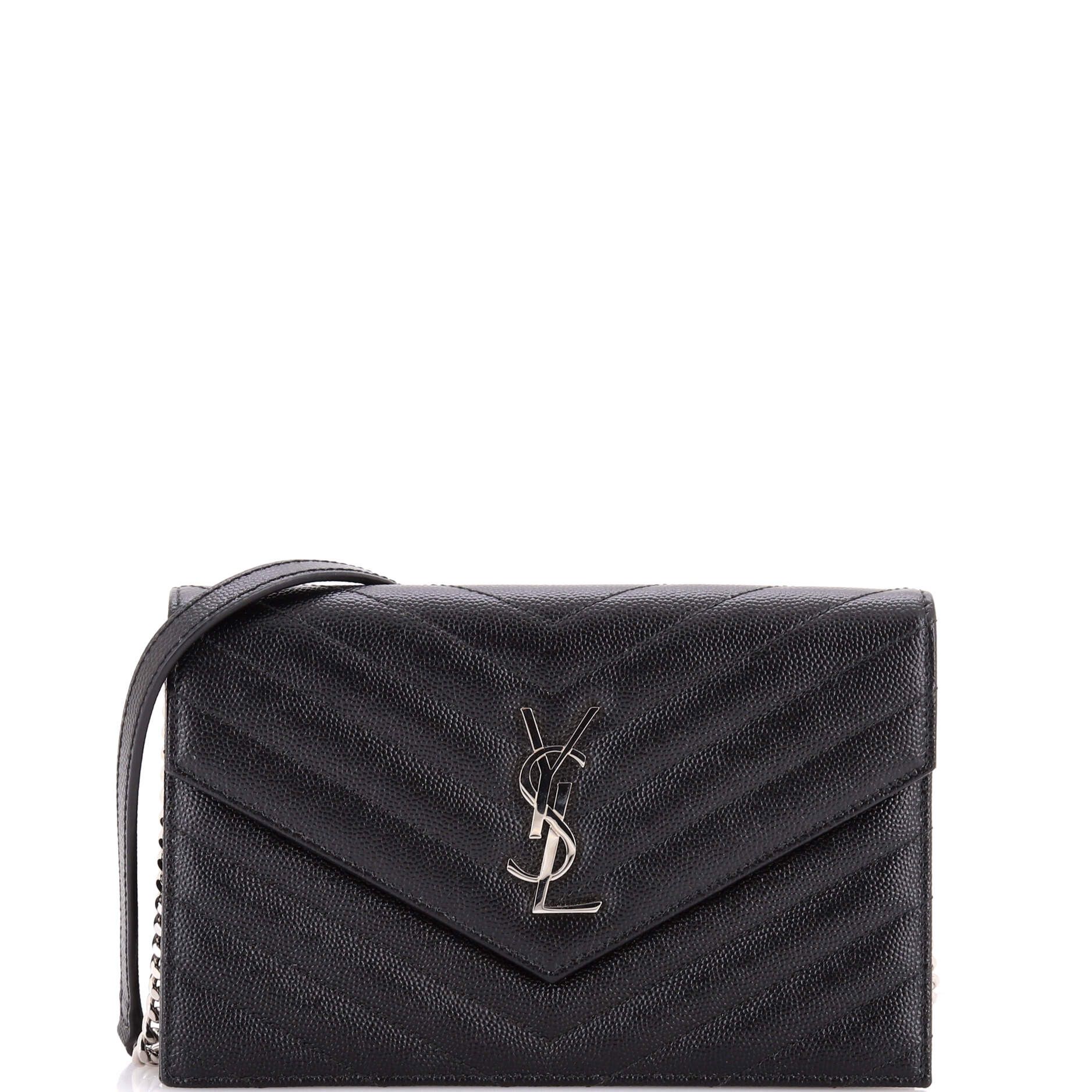 Saint Laurent Paris Classic Monogram Wallet on Chain Size ONE SIZE - 1 Thumbnail