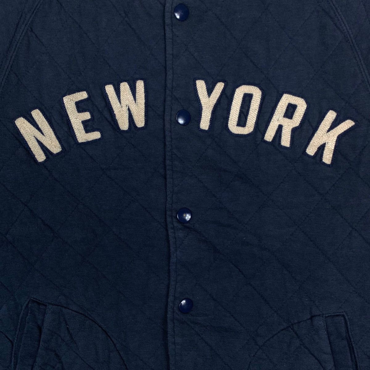 Vintage Cheswick Sports Wear New York Spell Out Snap Button