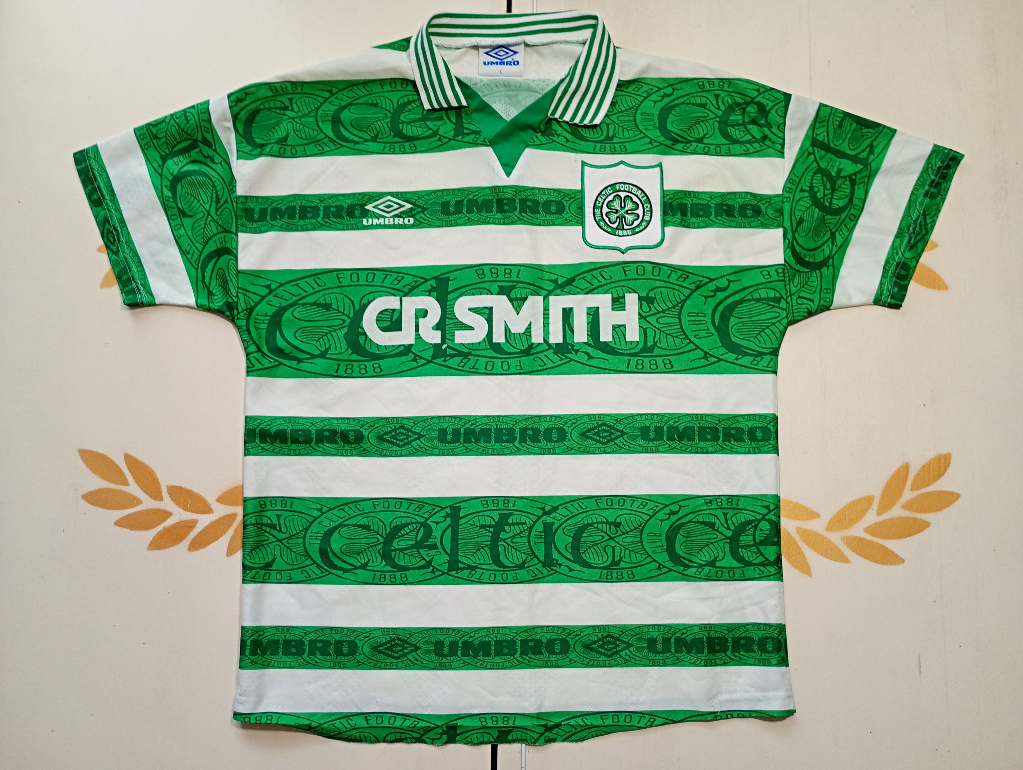 Umbro Umbro Celtic FC Home Jersey 1995-1997 Size US L / EU 52-54 / 3 - 1 Thumbnail