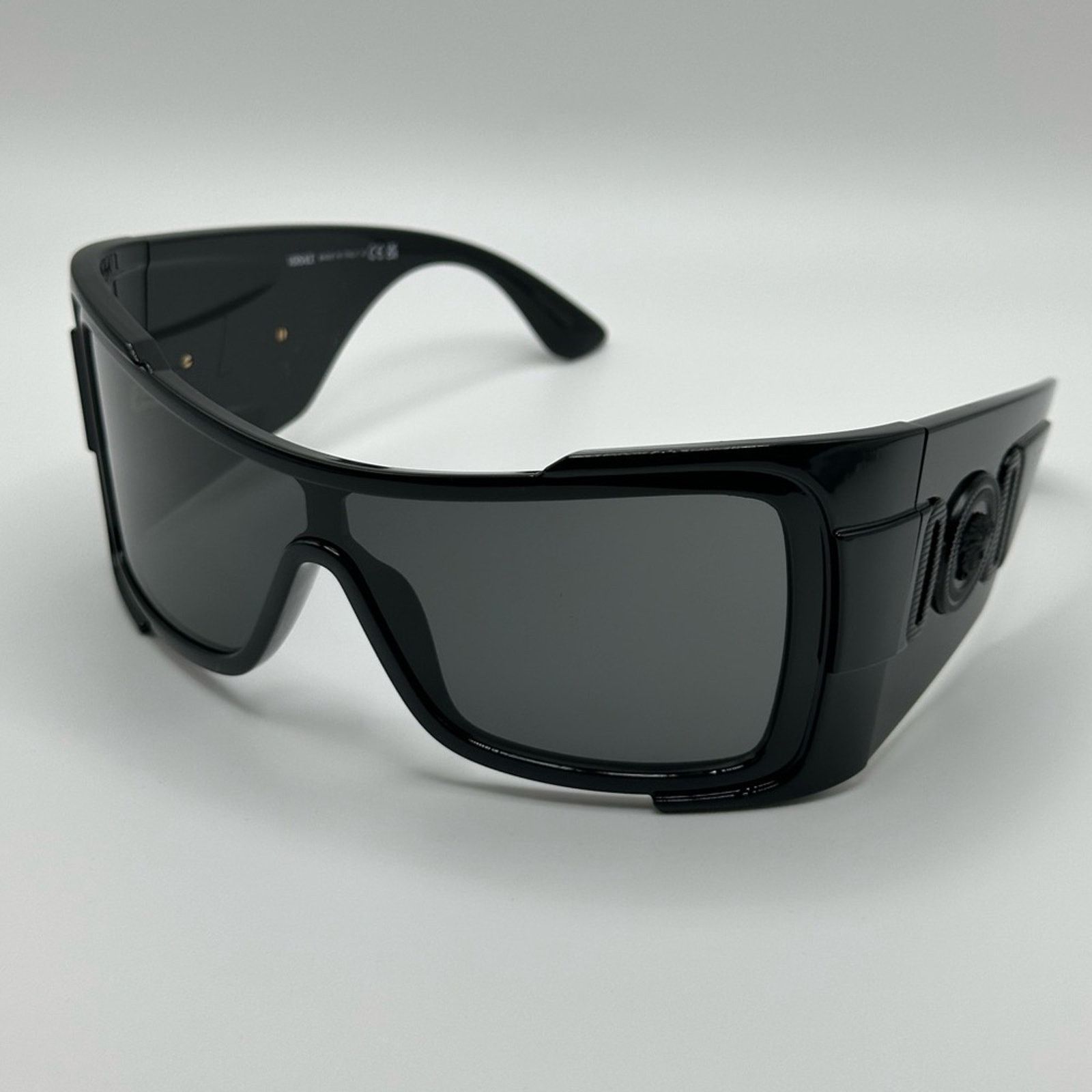 Versace NEW VERSACE VE4451 GB1/87 Black Dark Grey Unisex Sunglasses Size ONE SIZE - 3 Thumbnail