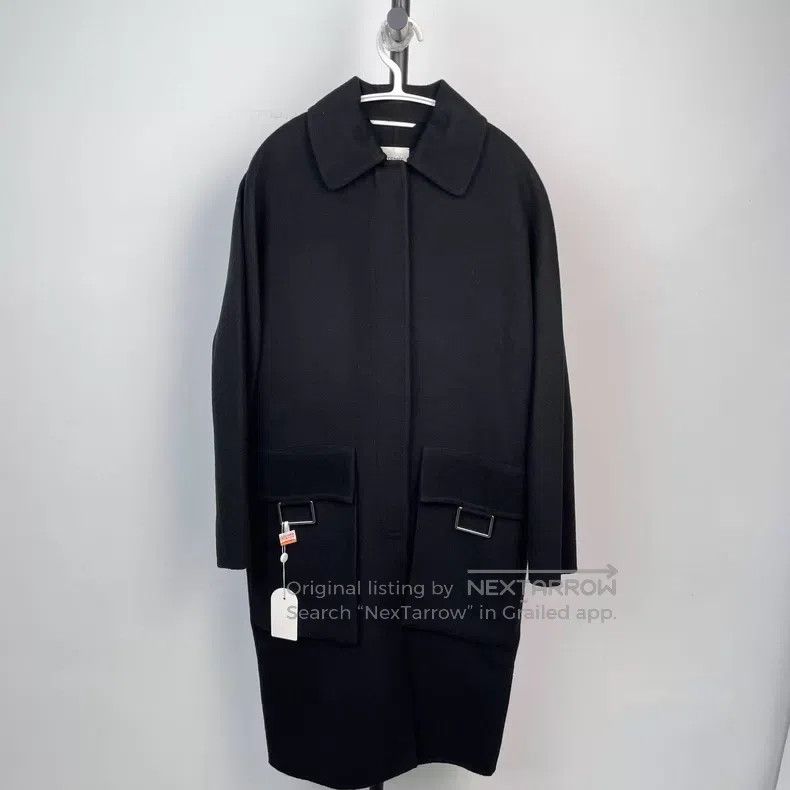 Hermes Hermes Black Cashmere Coat Size XXS / US 00 / IT 34 - 1 Thumbnail