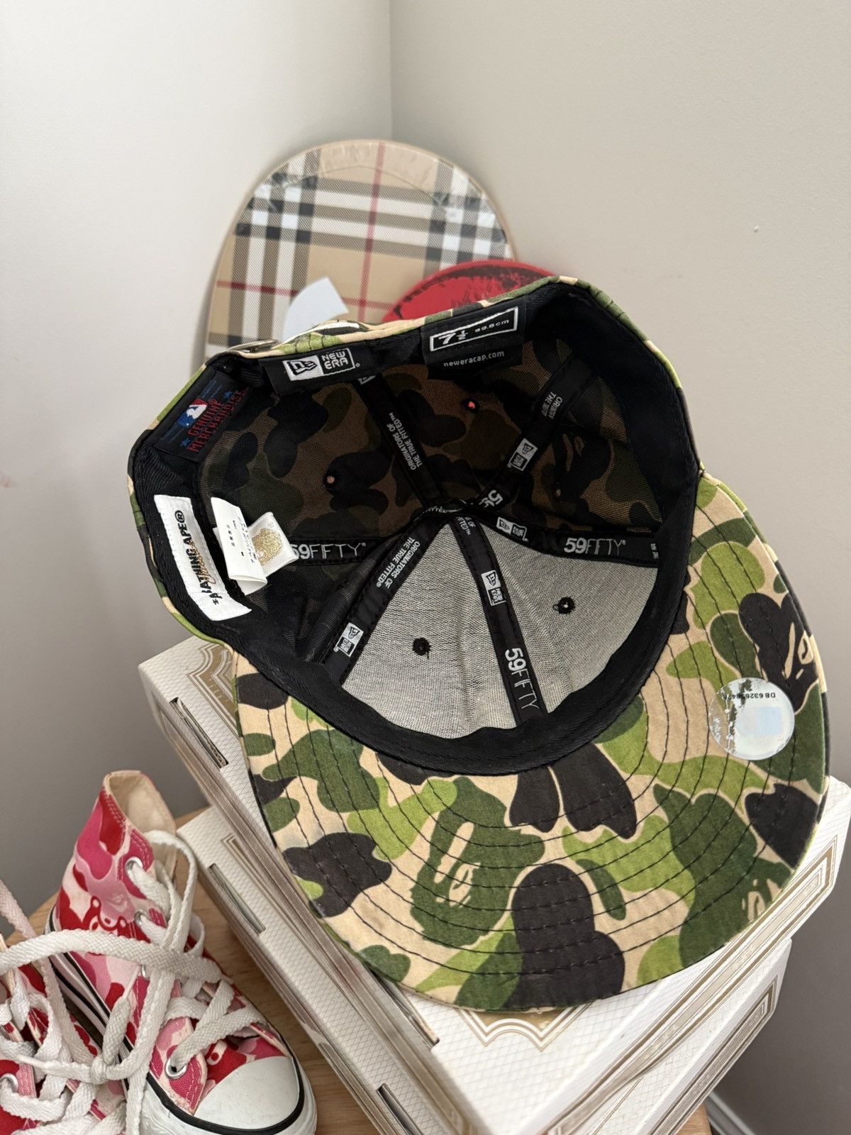 Bape × MLB × New Era Bape x New Era New York Yankees Camo fitted Size ONE SIZE - 2 Thumbnail