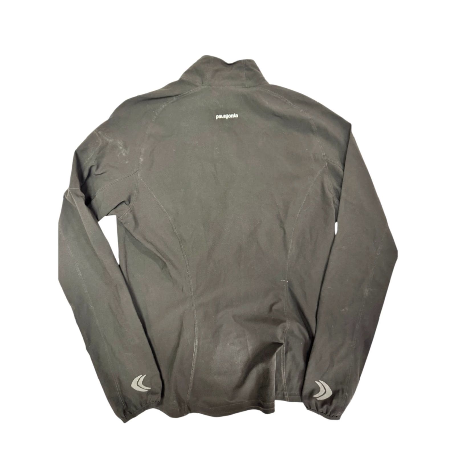 Patagonia VINTAGE Patagonia Women's Traverse Black Full Zip Activewear Jacket M Black Reflective Pockets Running Cycling Gym 90s Mens Women Boys Girls Size M / US 6-8 / IT 42-44 - 4 Thumbnail