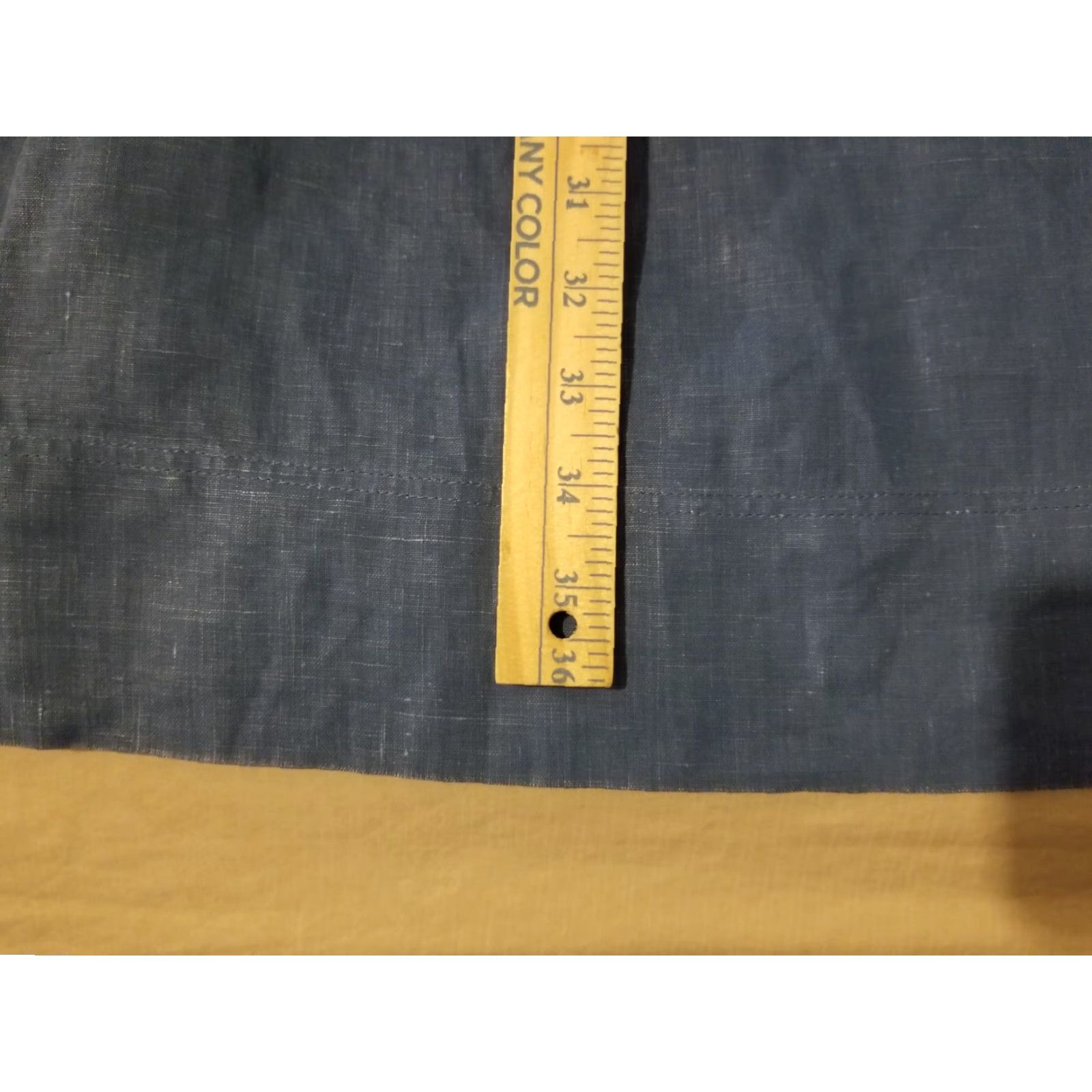 Gap Womens Gap Dress A-Line Linen Blue Midi Size 14 Regular Short Sleeve? Size XL / US 12-14 / IT 48-50 - 6 Thumbnail