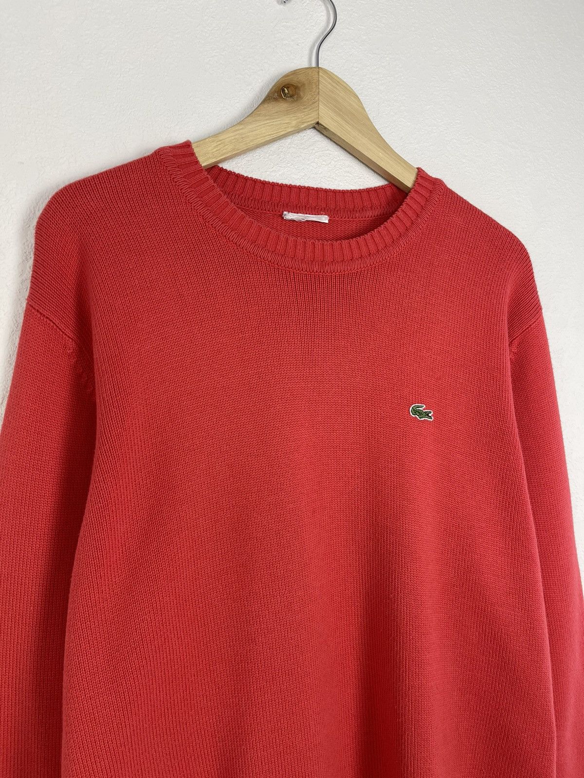 Lacoste × Vintage Vintage Y2k Lacoste Knitwear Sweater Size US XL / EU 56 / 4 - 3 Thumbnail