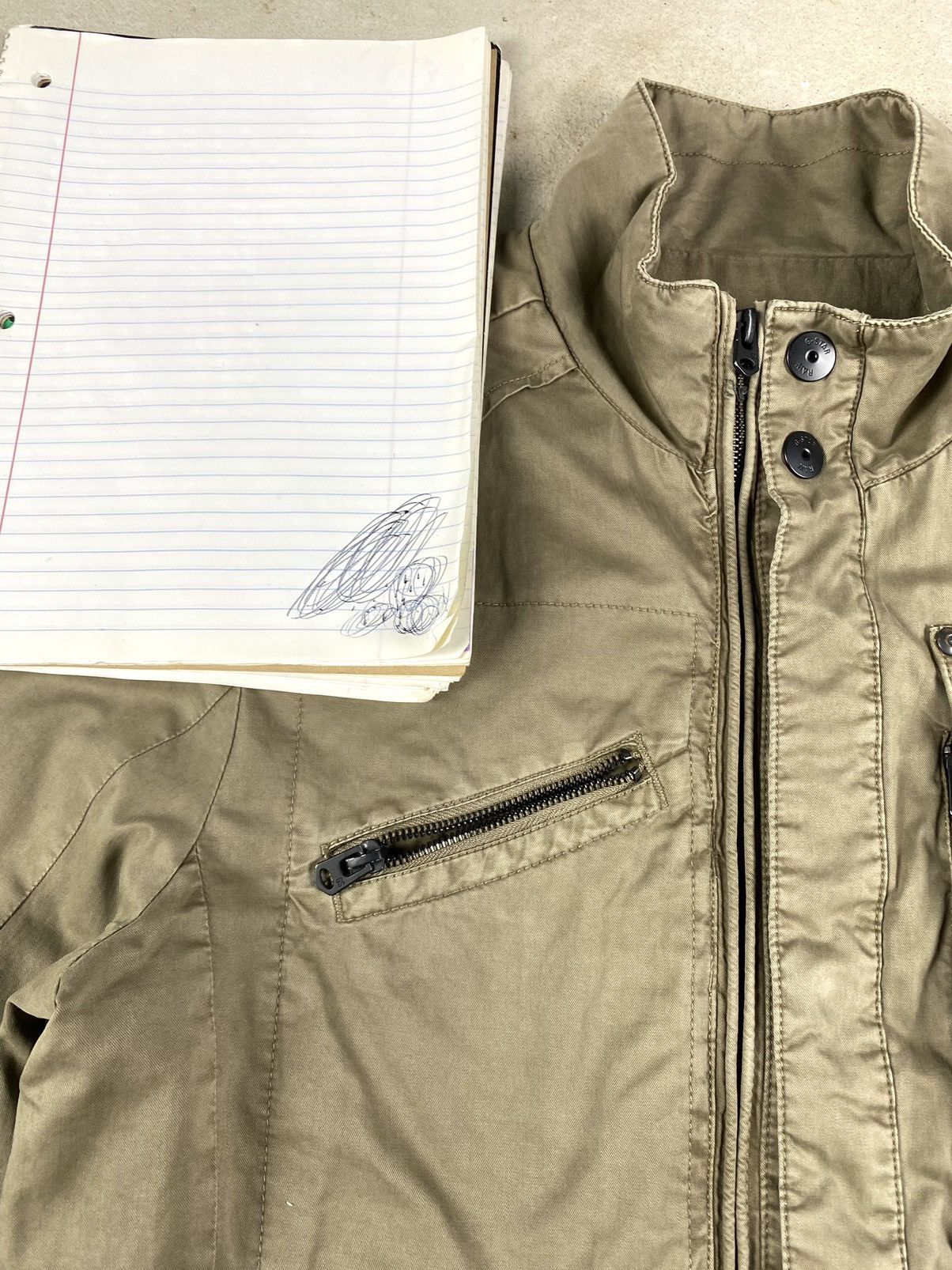 G-Star Vintage 90's G-Star Raw Jacket Military Pocket Archival Size US L / EU 52-54 / 3 - 7 Thumbnail