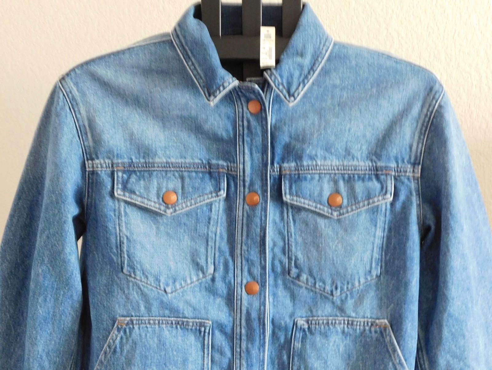 Madewell Madewell Mens Denim Jacket Size S NWT Cotton Blue Trucker Size US S / EU 44-46 / 1 - 2 Thumbnail