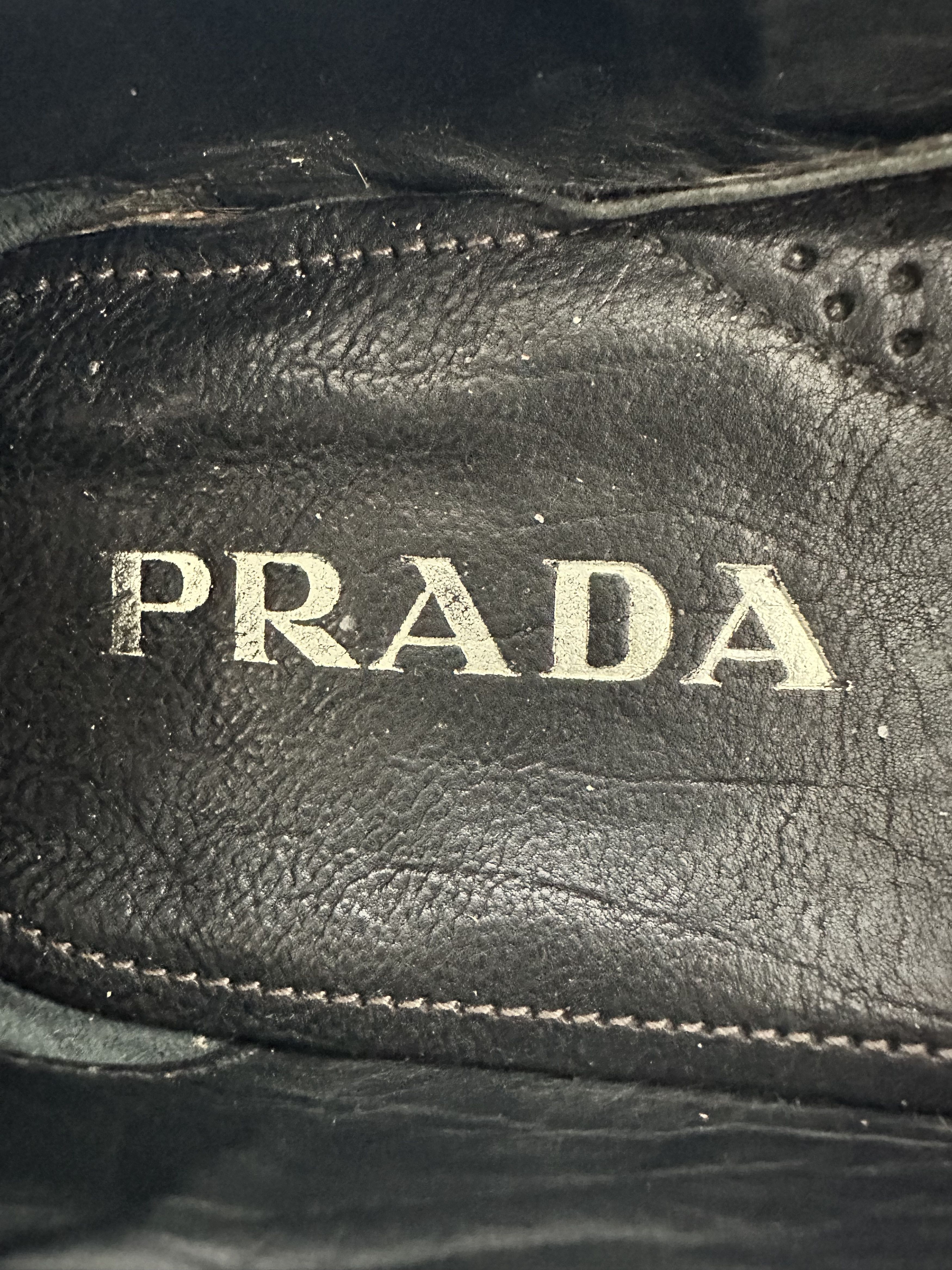 Prada Prada Black Leather Slip On Loafers Size 9 US Size US 9 / EU 42 - 6 Thumbnail