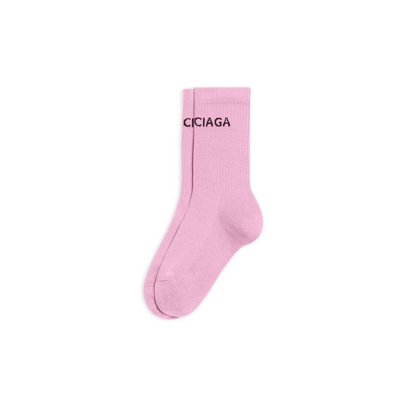 Balenciaga o1w1db10126 Size: S / Tennis Socks in Pink Size ONE SIZE - 2 Thumbnail