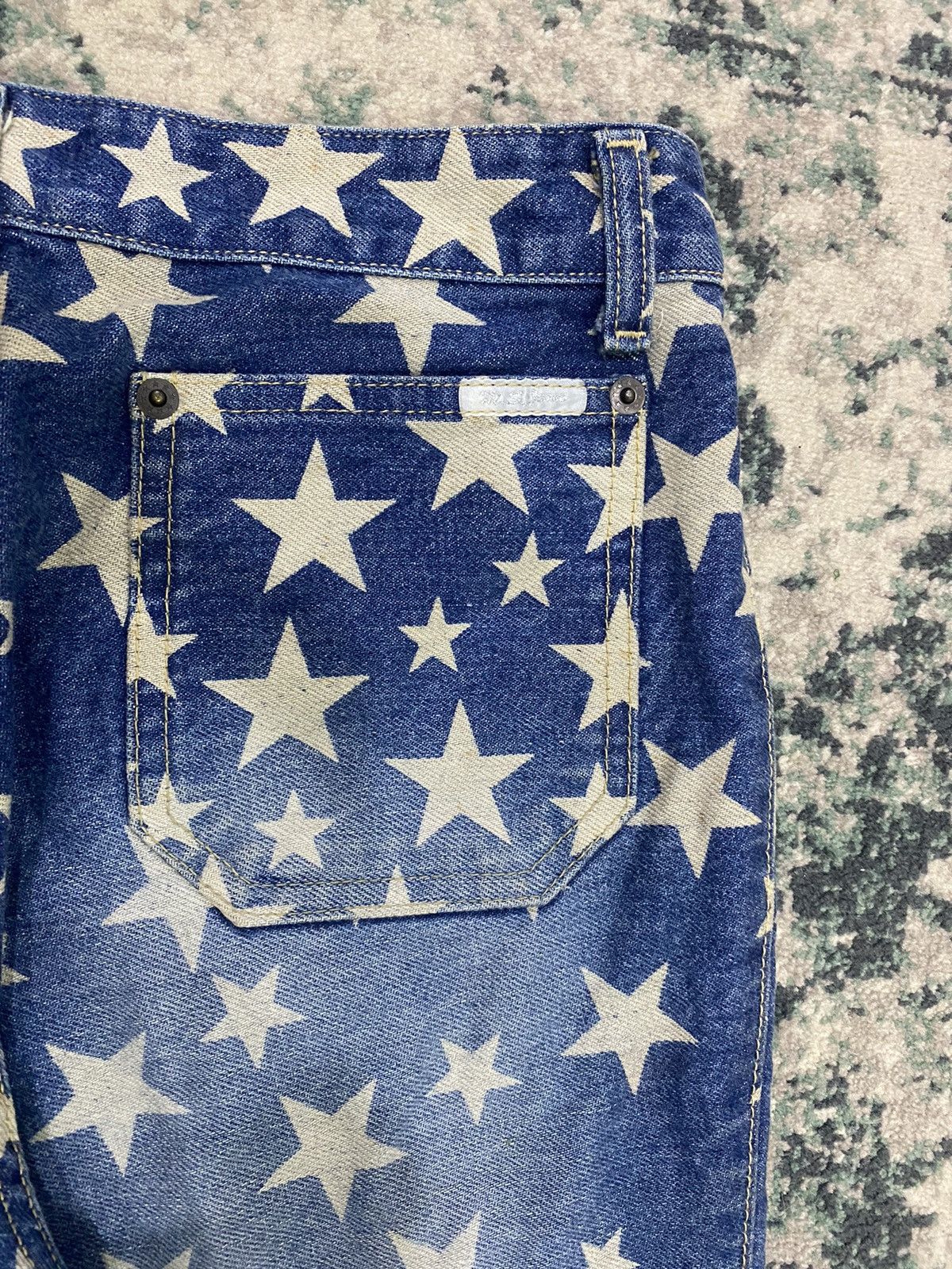 Hysteric Glamour Magic Square Star Printed Hysteric Style Flare Denim Size US 28 / EU 44 - 20 Thumbnail